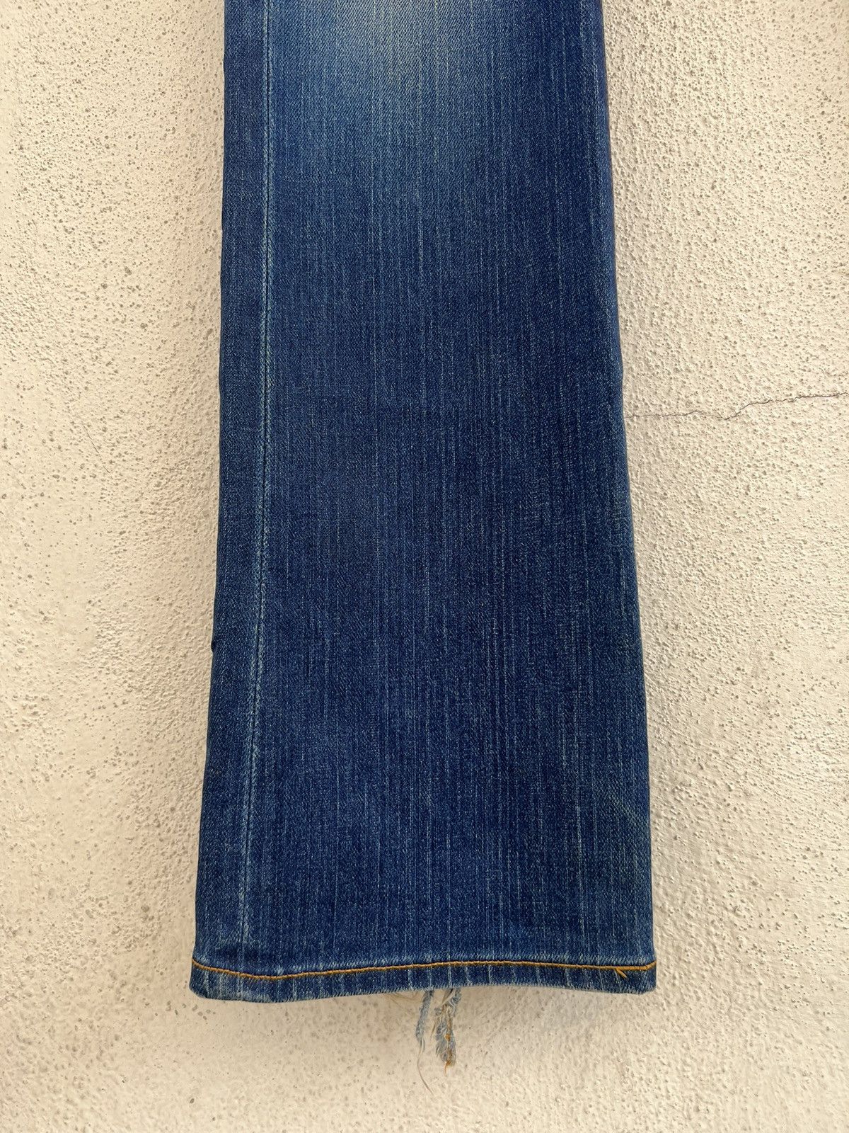 FACTOTUM FACTOTUM Japan Stretch Dirty Muddy Denim Flare Jeans Size US 29 - 10 Thumbnail