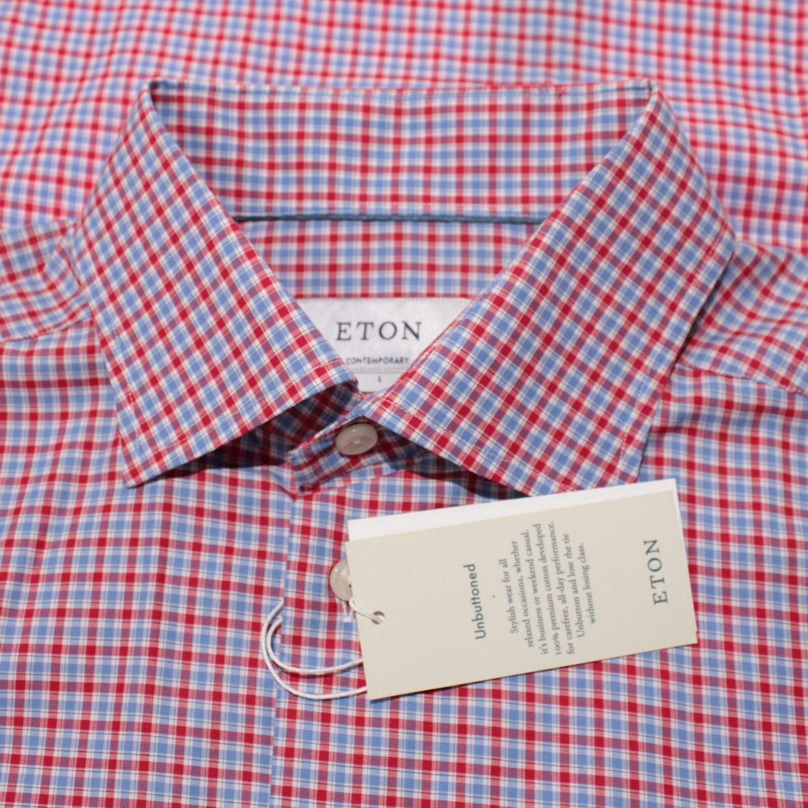 Eton Eton New with tags Shirt Size L US In Red Size US L / EU 52-54 / 3 - 1 Thumbnail