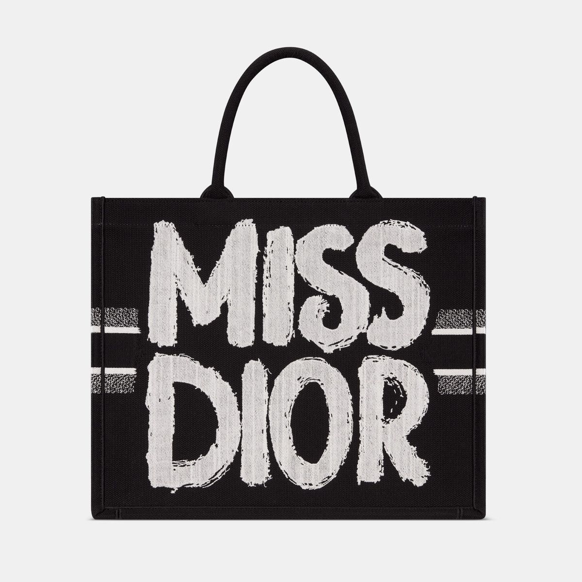 Dior o1bcso1str0226 Size:OS/Large Book Tote in Black/White Size ONE SIZE - 2 Thumbnail