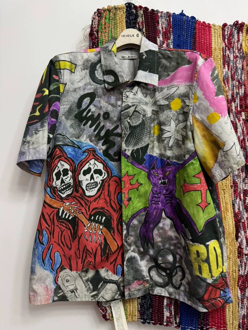 Other Our Legacy size46 Skull shirt Size US S / EU 44-46 / 1 - 1 Thumbnail
