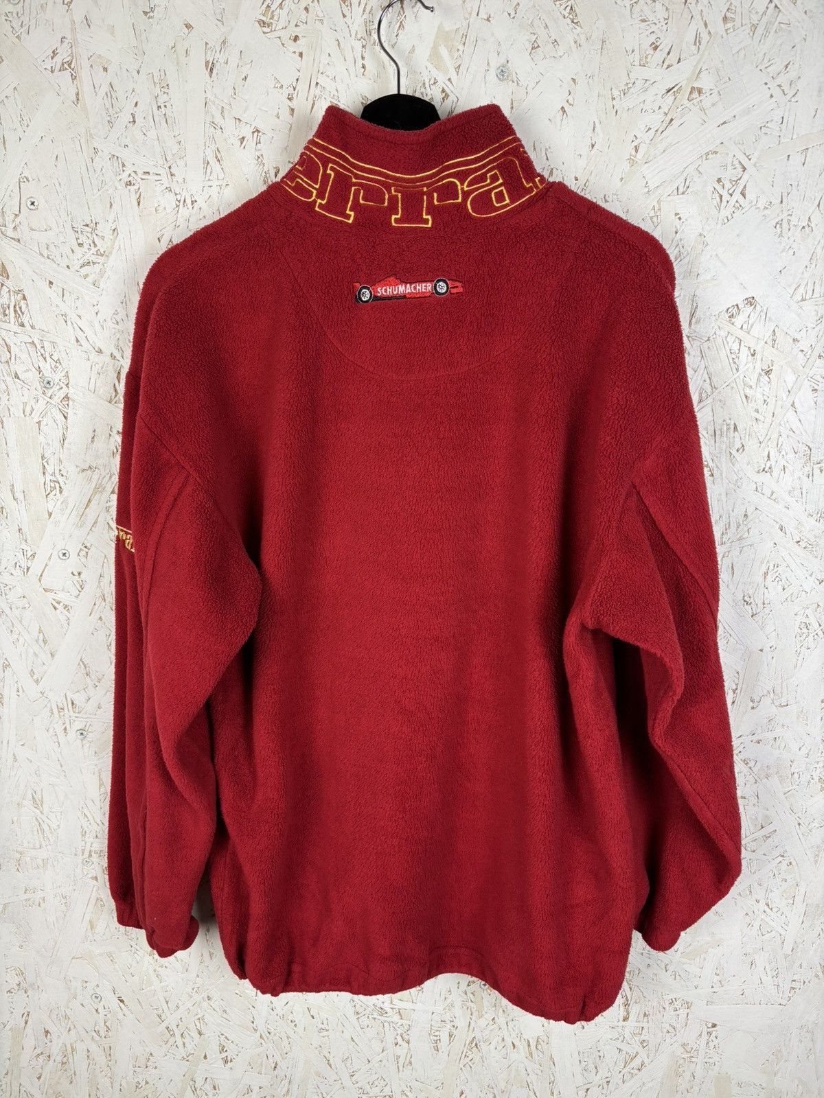 Ferrari 90s Ferrari Michael Schumacher Half Zip Fleece Red Size S Size US S / EU 44-46 / 1 - 6 Thumbnail