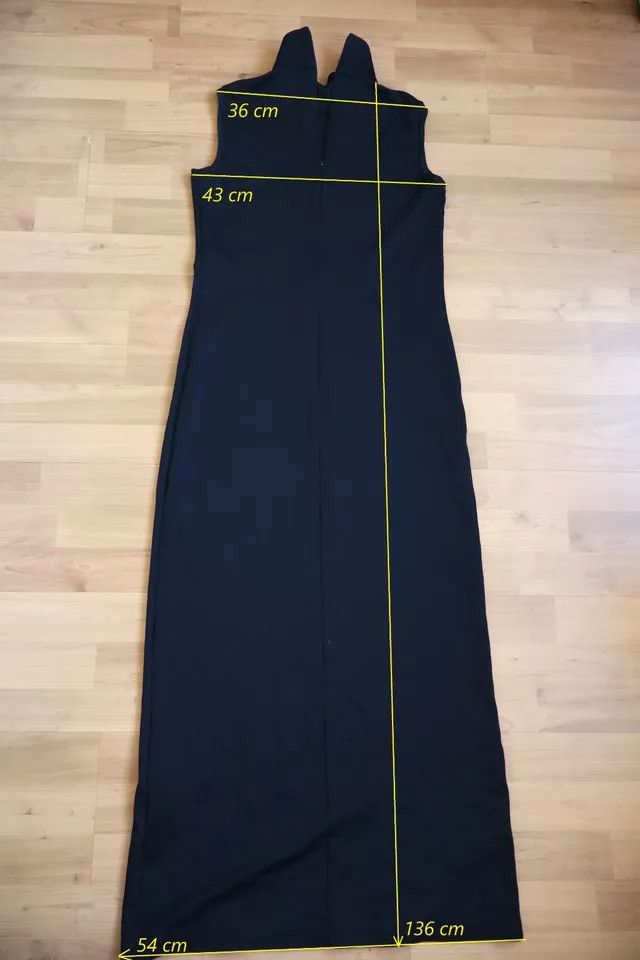 Max Mara Max Mara maxi dress turtleneck black size S/M vintage Size M / US 6-8 / IT 42-44 - 5 Thumbnail