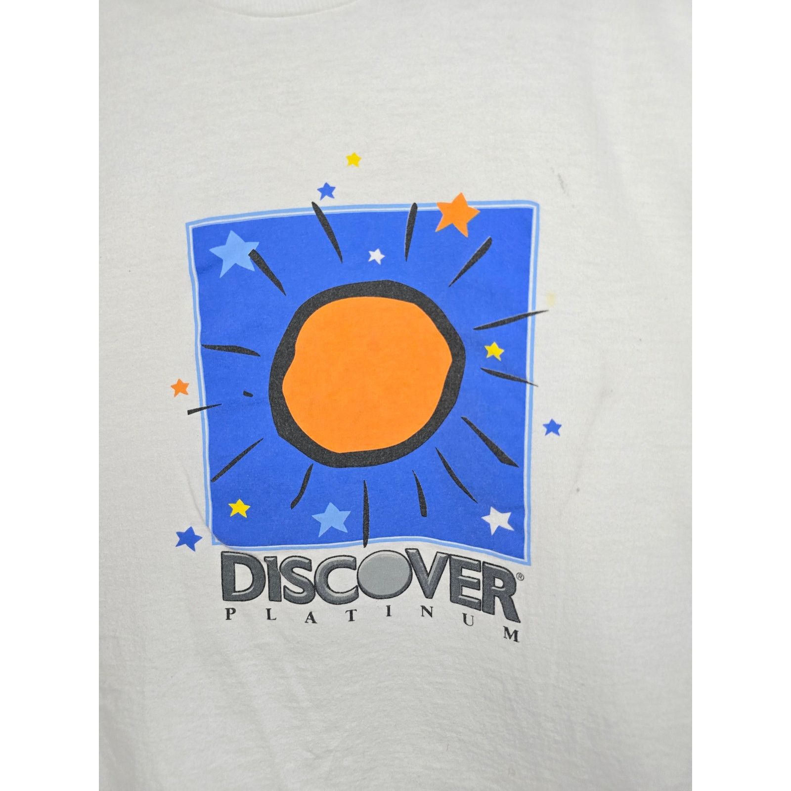 Fruit Of The Loom × Vintage Vintage Discover Platinum Credit Card Finance XL T-Shirt Size US XL / EU 56 / 4 - 2 Thumbnail