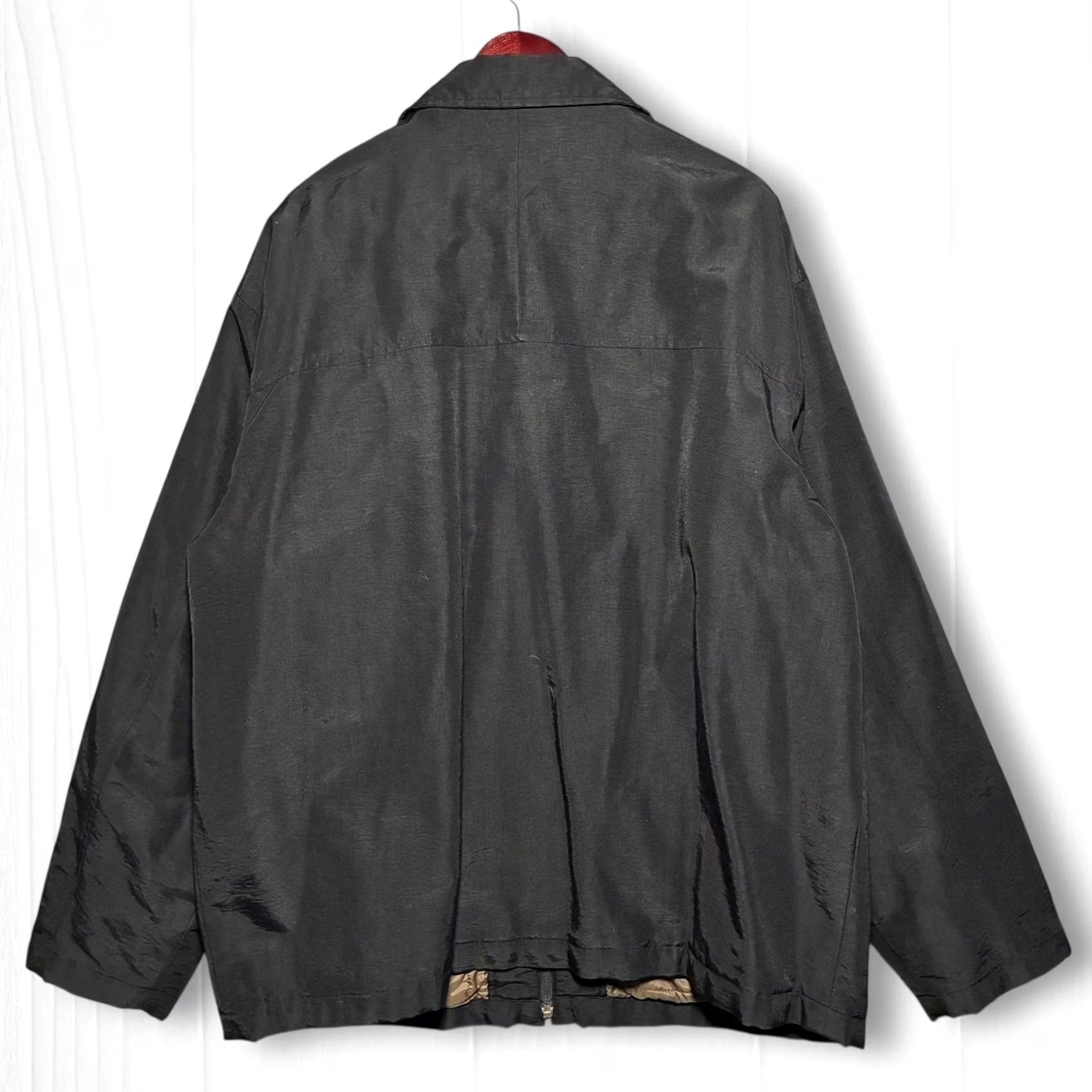 Gap VINTAGE GAP Jacket Quilted Lined Zip Up Nylon Black Mens 2XL Outerwear Size US XXL / EU 58 / 5 - 2 Thumbnail