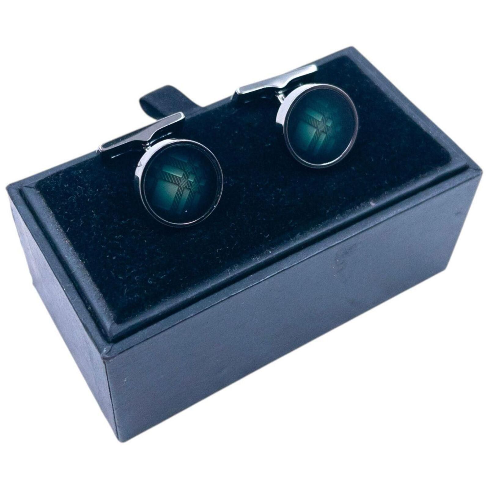 Burberry Vintage 2000s Burberry Nova Check Cuff Links Size ONE SIZE - 2 Thumbnail