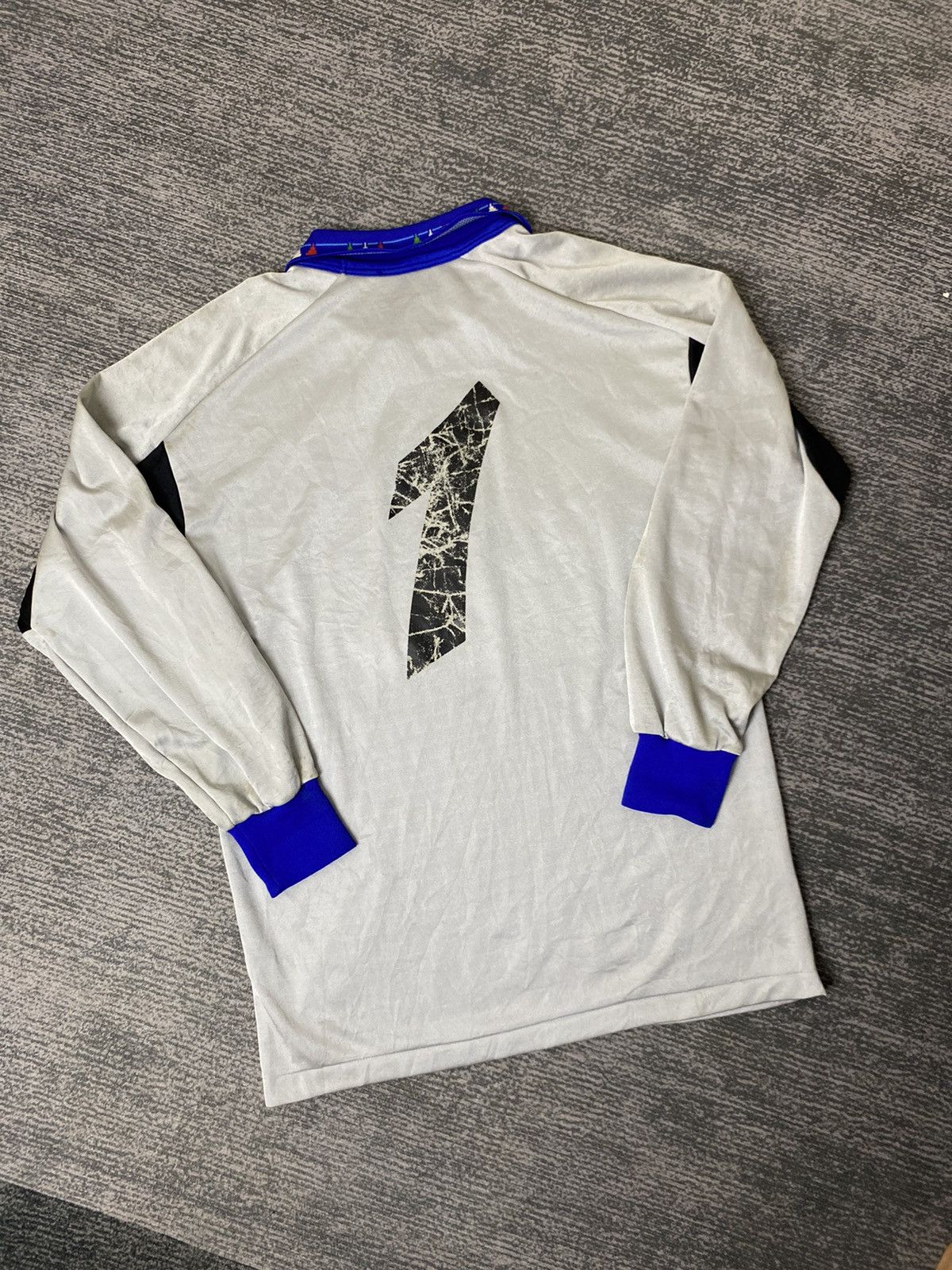 Diadora Vintage Italia 1992/93 Goalkeeper Kit Football/Soccer Jersey Size US L / EU 52-54 / 3 - 7 Thumbnail