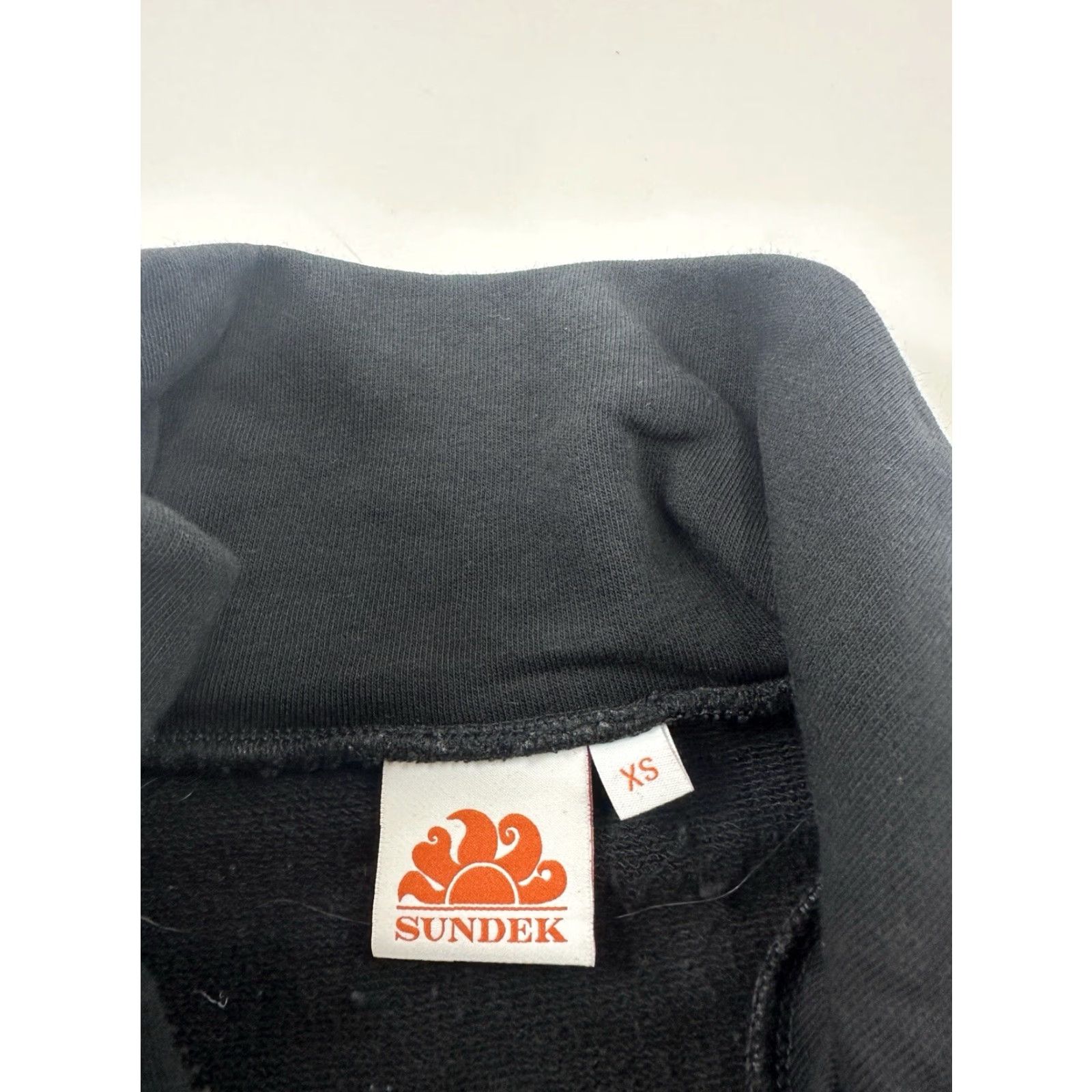 Sundek VINTAGE Sundek Sweatshirt Womens XS Black Pullover Mock Neck 1/2 Zip Ladies XS Women Sweatshirt Size XS / US 0-2 / IT 36-38 - 4 Thumbnail