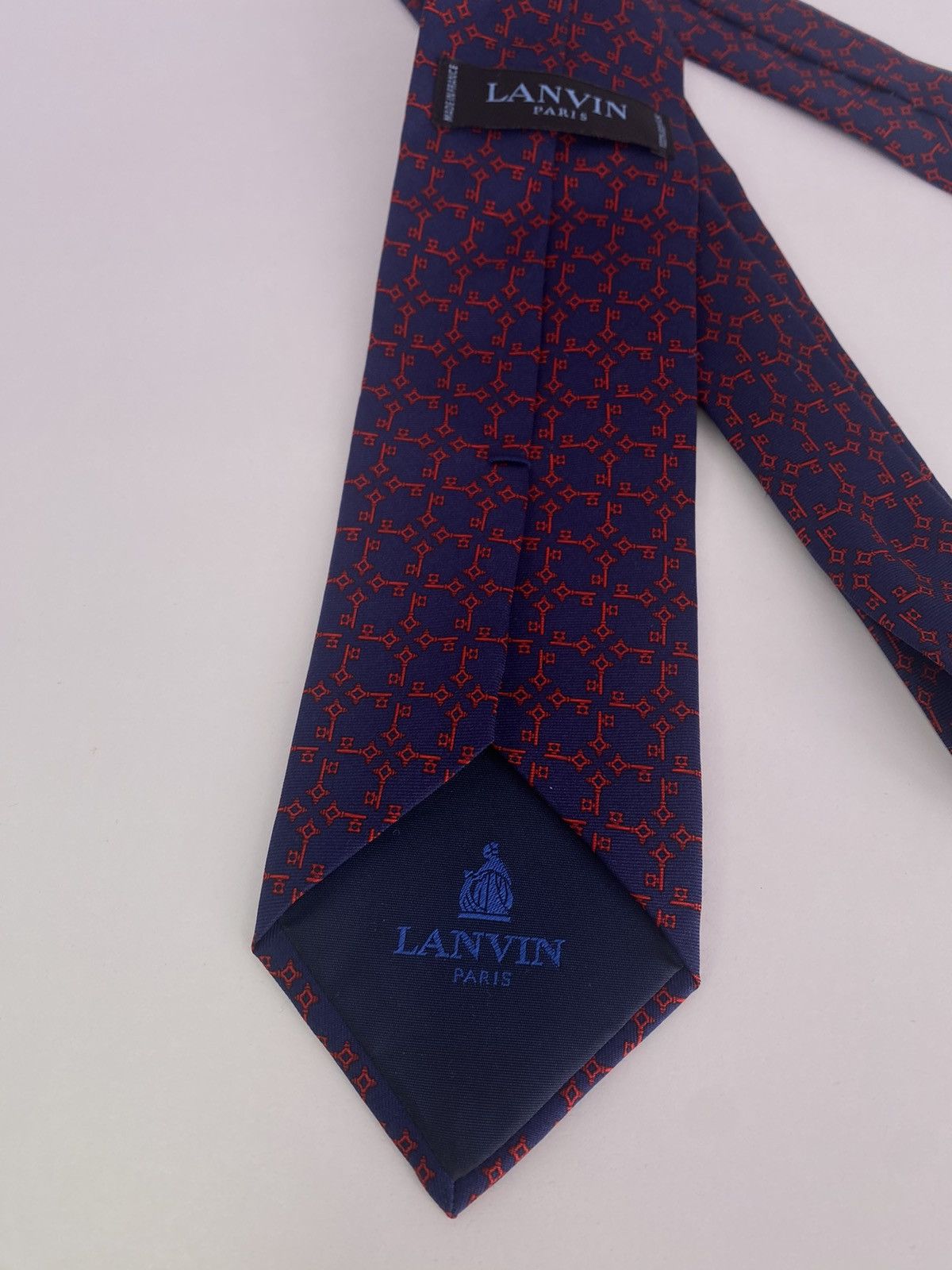 Lanvin × Vintage Vintage Lanvin Silk Tie Size ONE SIZE - 8 Thumbnail