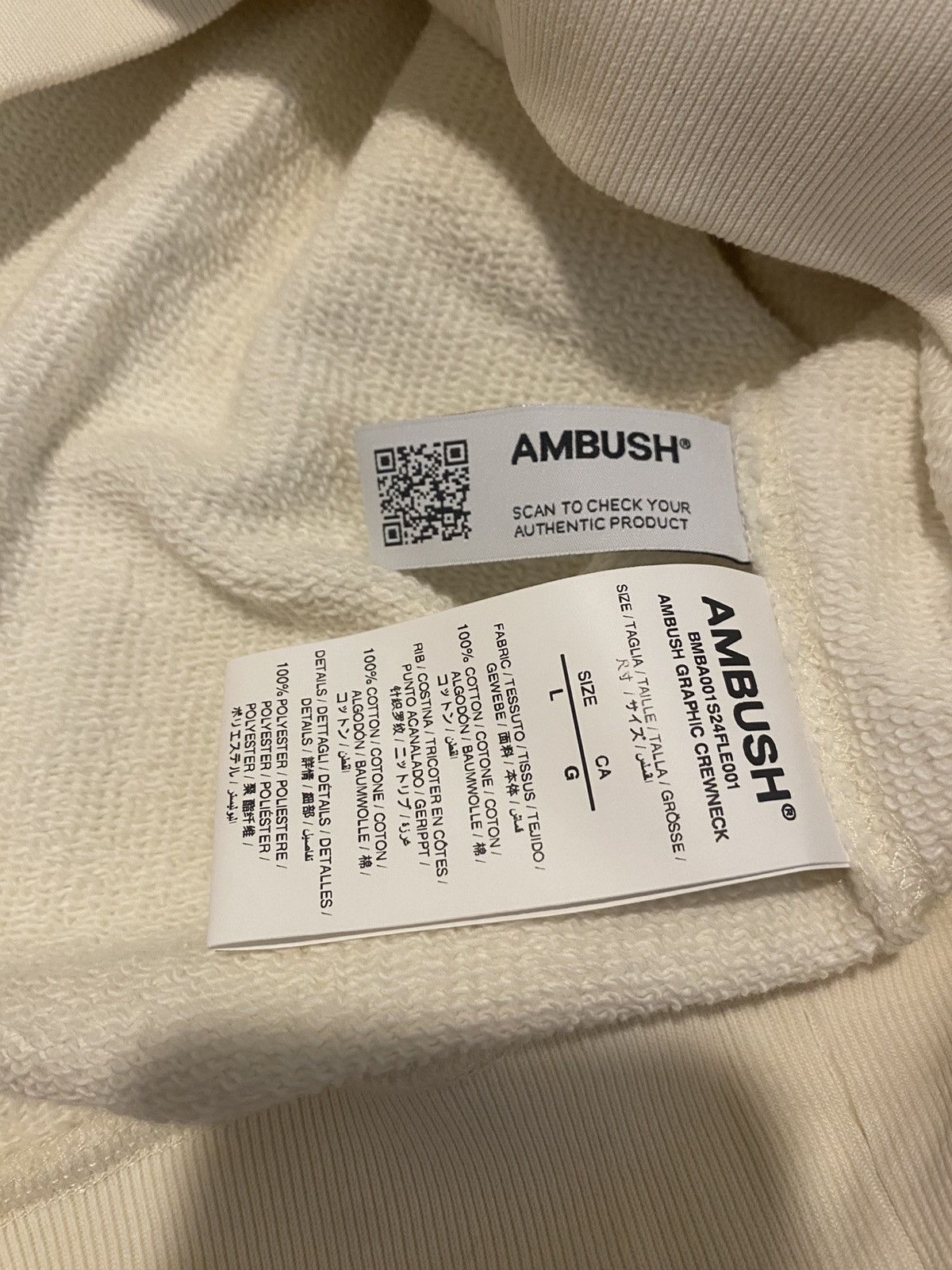 Ambush Design Ambush Graphic Crewneck Tofu Insignia Size US L / EU 52-54 / 3 - 7 Thumbnail