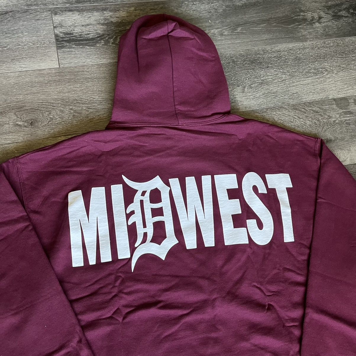 S4LEM S4LEM Salem Midwest Logo Hoodie Burgundy Size US S / EU 44-46 / 1 - 4 Thumbnail