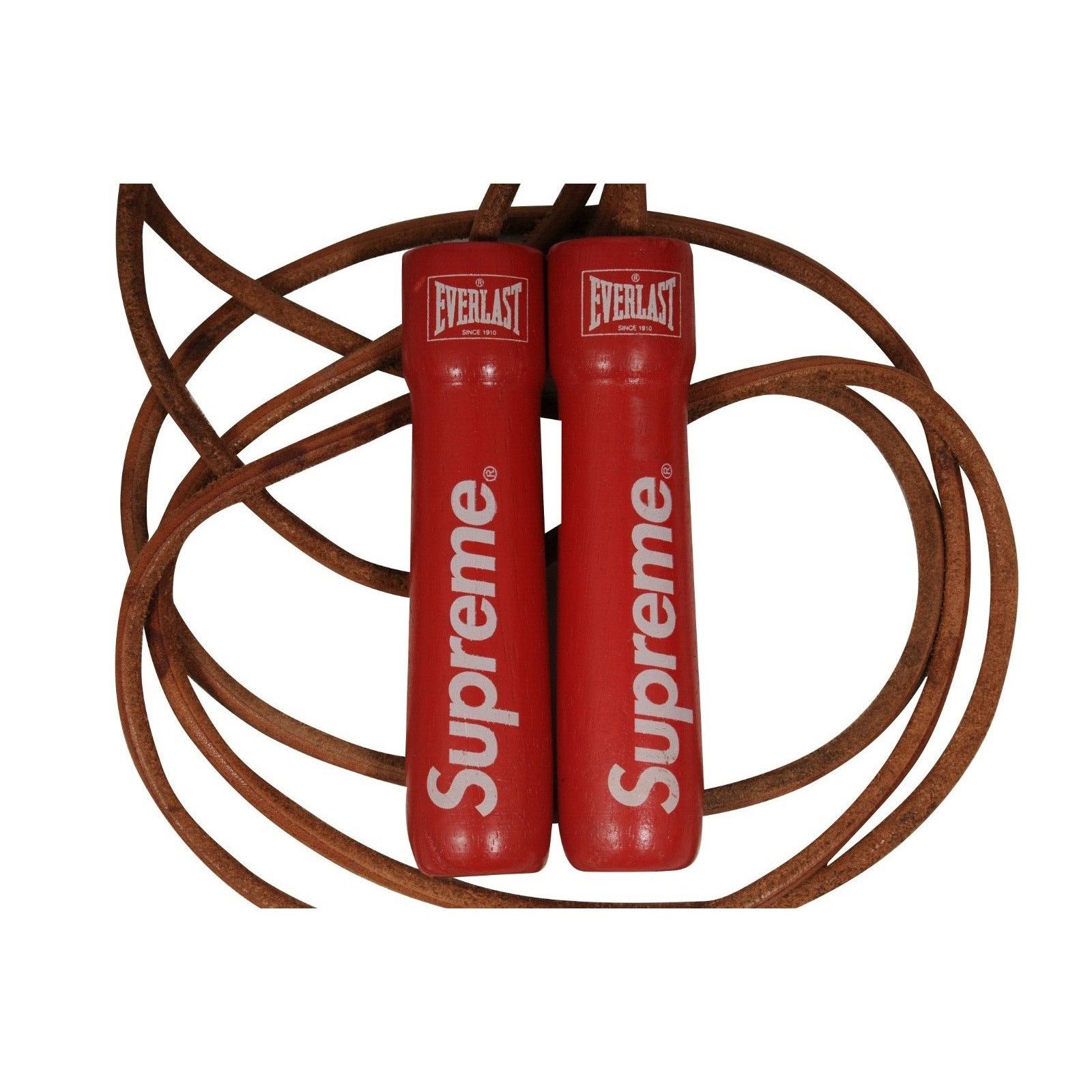 Everlast × Supreme Red White Logo Jump Rope 2014 Size ONE SIZE - 2 Thumbnail