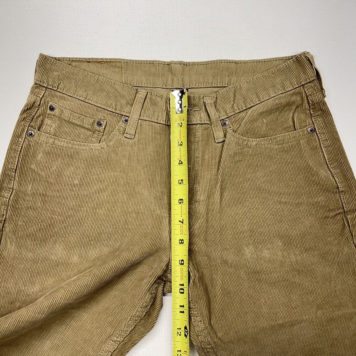 Levi's Levis 514 Corduroy Pants Beige Khaki Straight Fit Casual Size US 30 / EU 46 - 20 Thumbnail