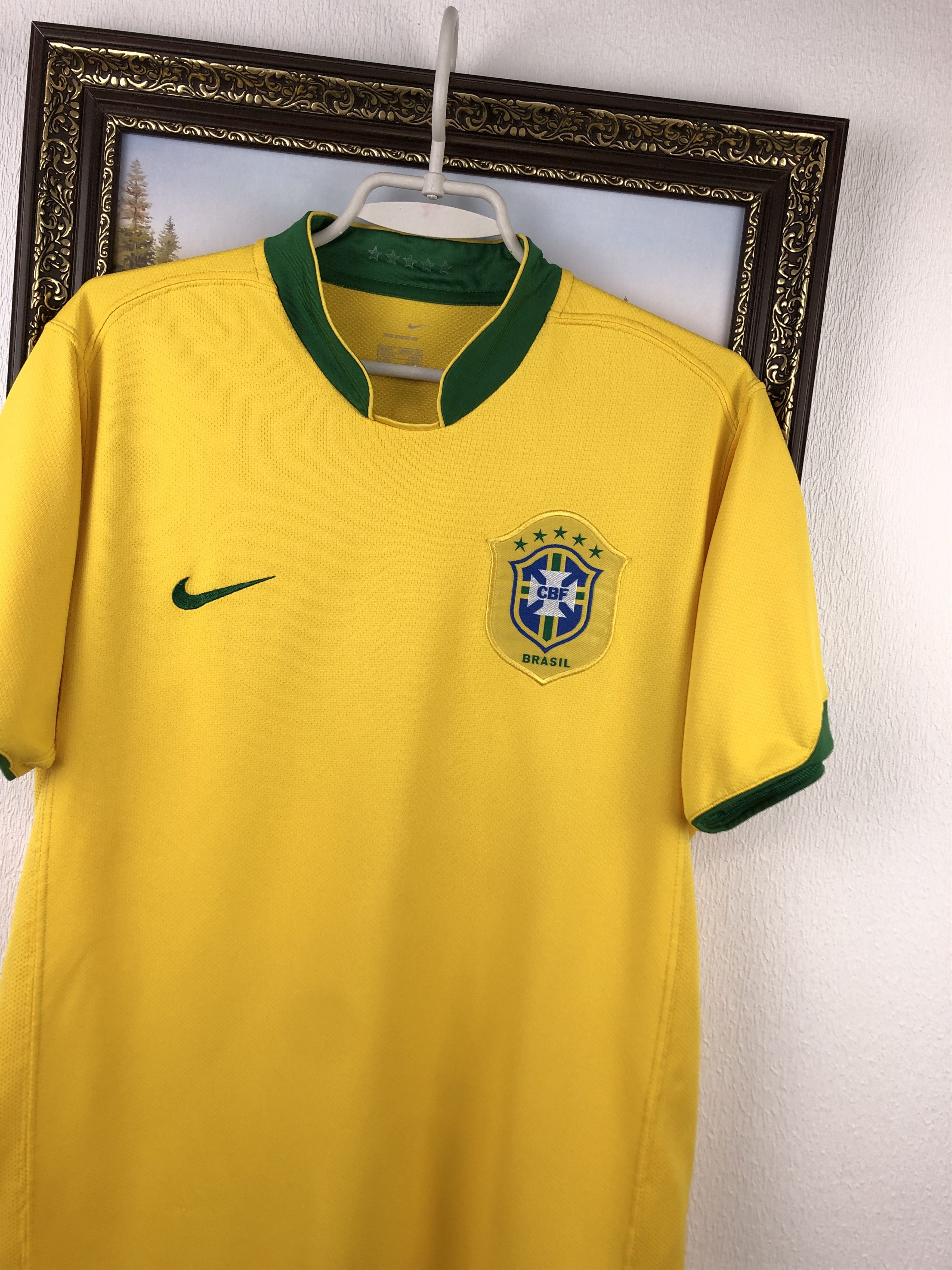 Nike × Vintage Brazil Home football shirt 2006 Soccer Nike Jersey Rare Size US M / EU 48-50 / 2 - 4 Thumbnail
