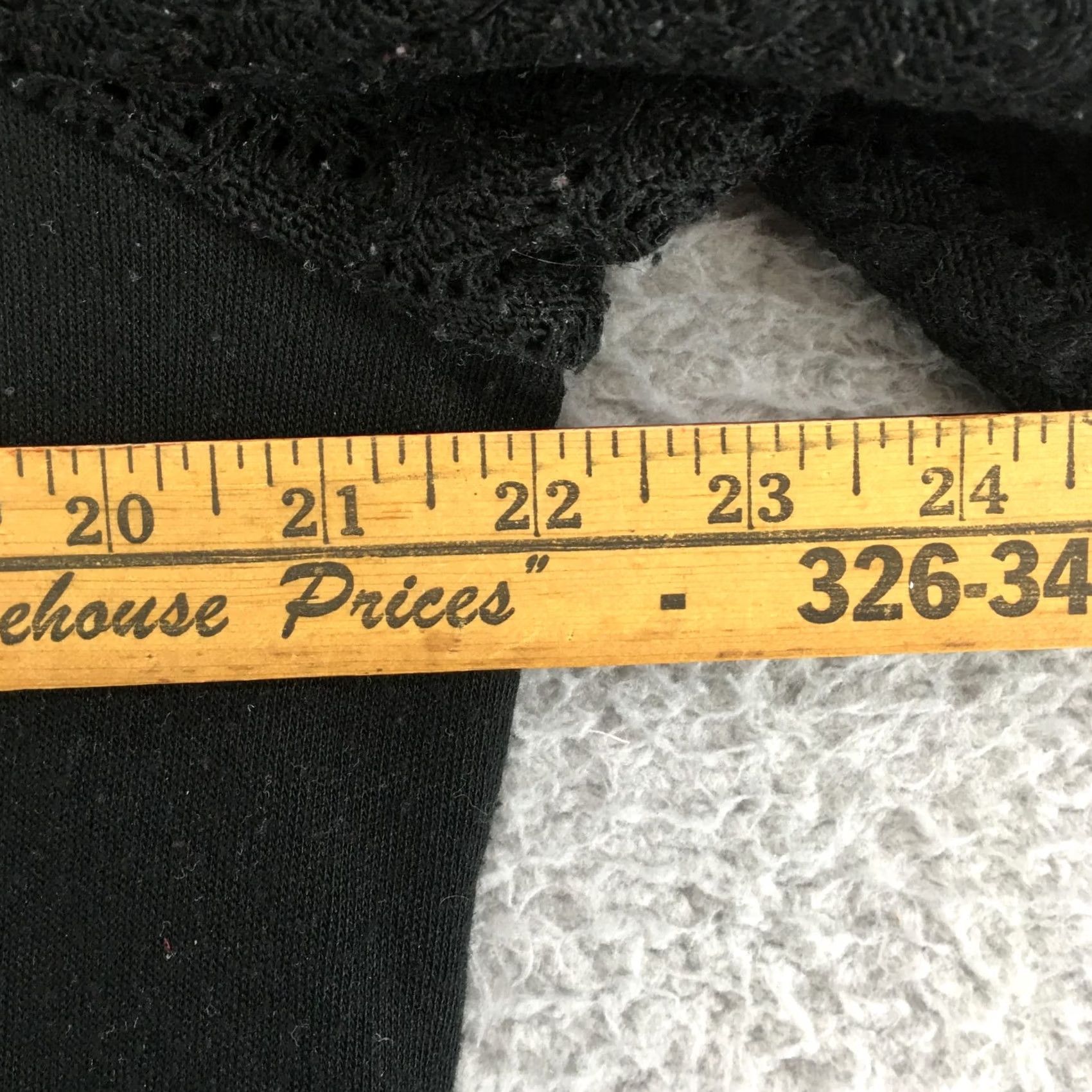 Vintage Lane Bryant Blouse Sweater Pullover 14/16 Black Round Neck Raglan Sleeve Womens Size XL / US 12-14 / IT 48-50 - 4 Thumbnail
