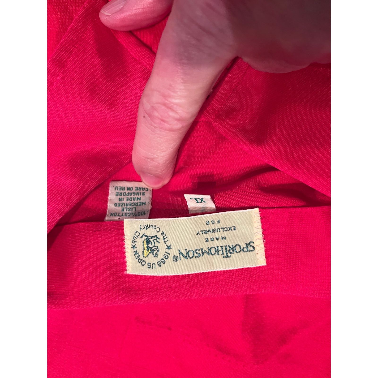 Other Vintage 1988 US Open The Country Club Red Polo SporThomson Size US XL / EU 56 / 4 - 6 Thumbnail
