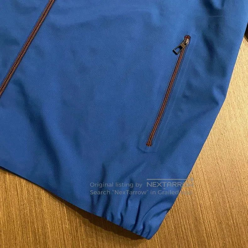 Loro Piana Loro Piana Blue Bomber Jacket. Size US L / EU 52-54 / 3 - 4 Thumbnail