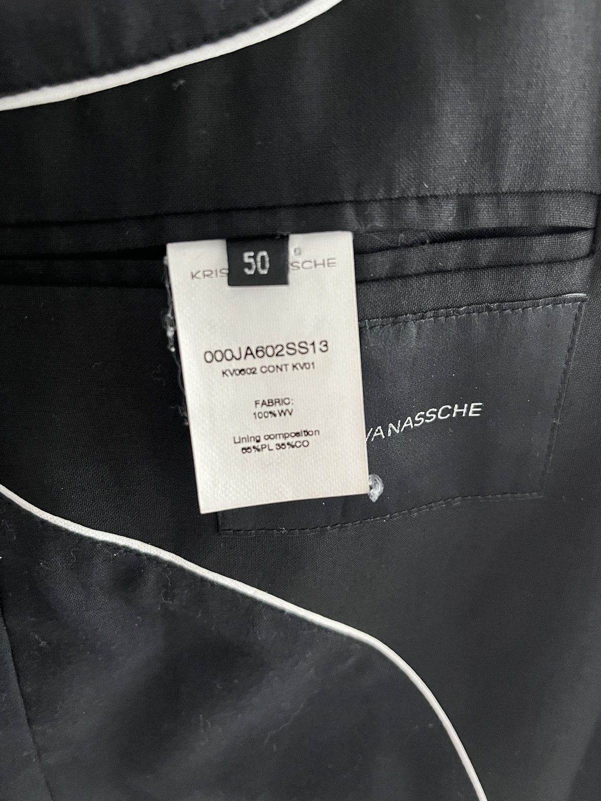 Kris Van Assche Kris Van Assche Signature Zipped Blazer Size 50S - 6 Thumbnail