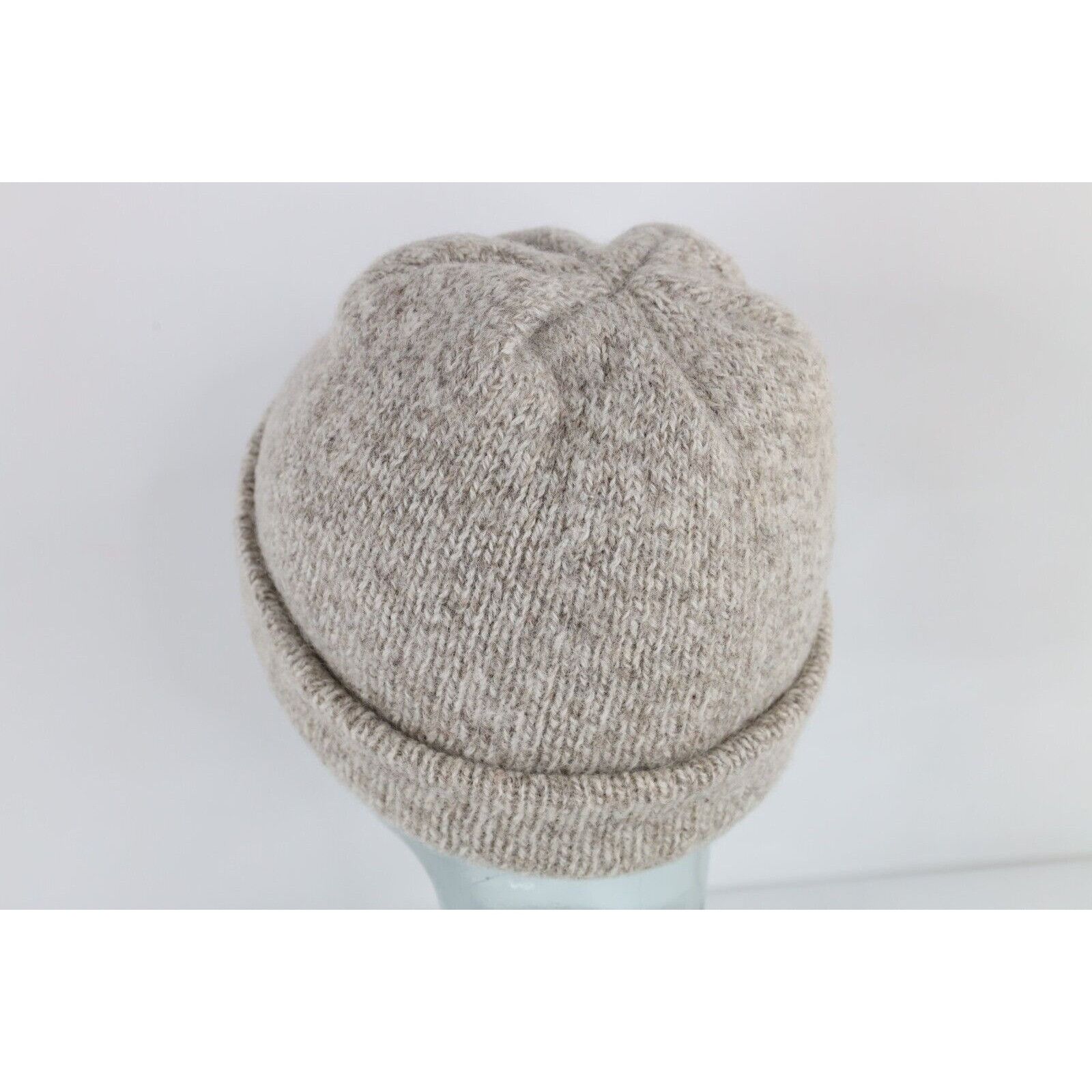 Vintage Vintage 70s Streetwear Blank Wool Knit Winter Beanie Hat Cap Size ONE SIZE - 3 Thumbnail