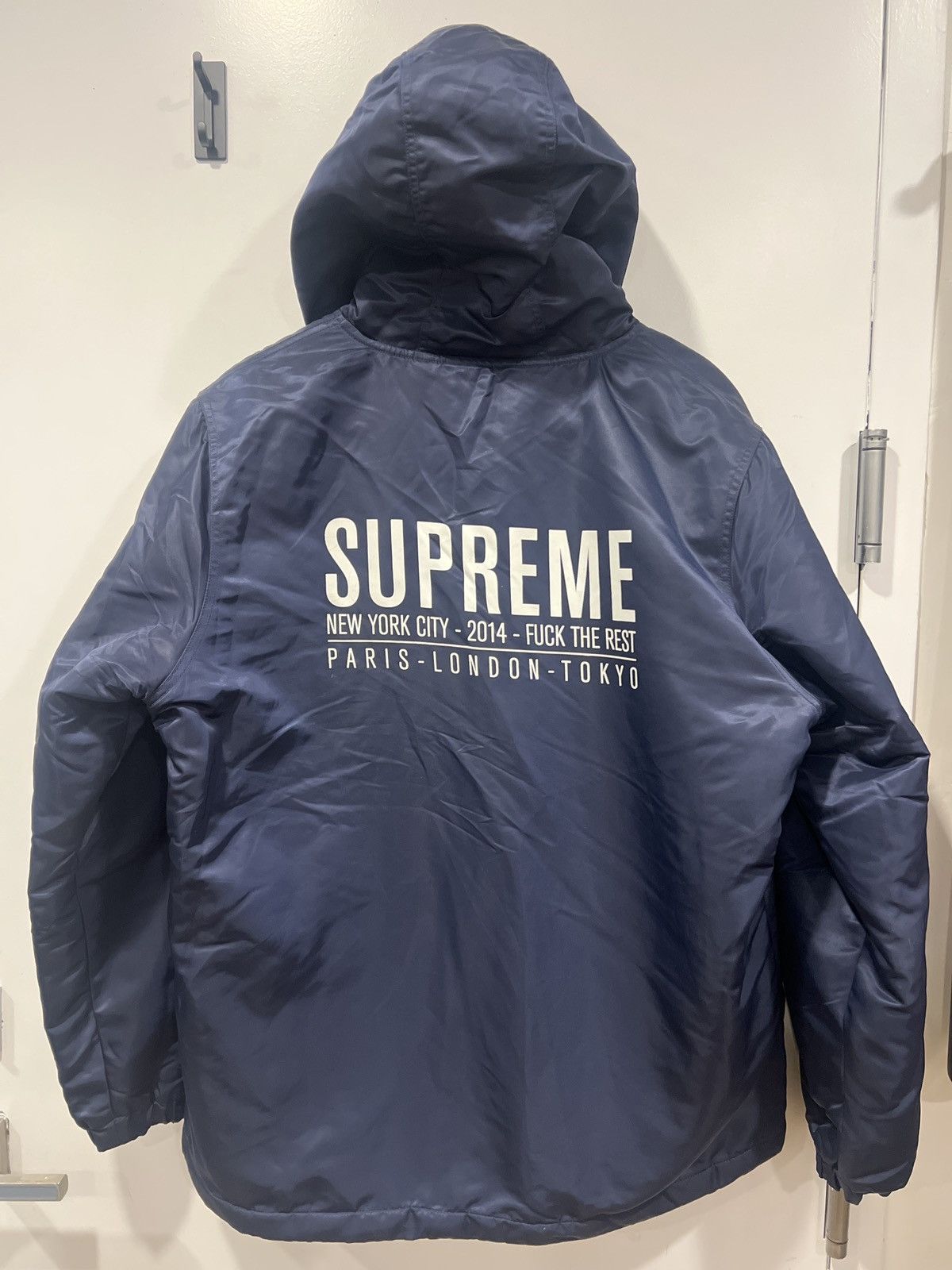 Supreme Supreme 14 City Pullover (F*ck The Rest) Size US L / EU 52-54 / 3 - 1 Thumbnail