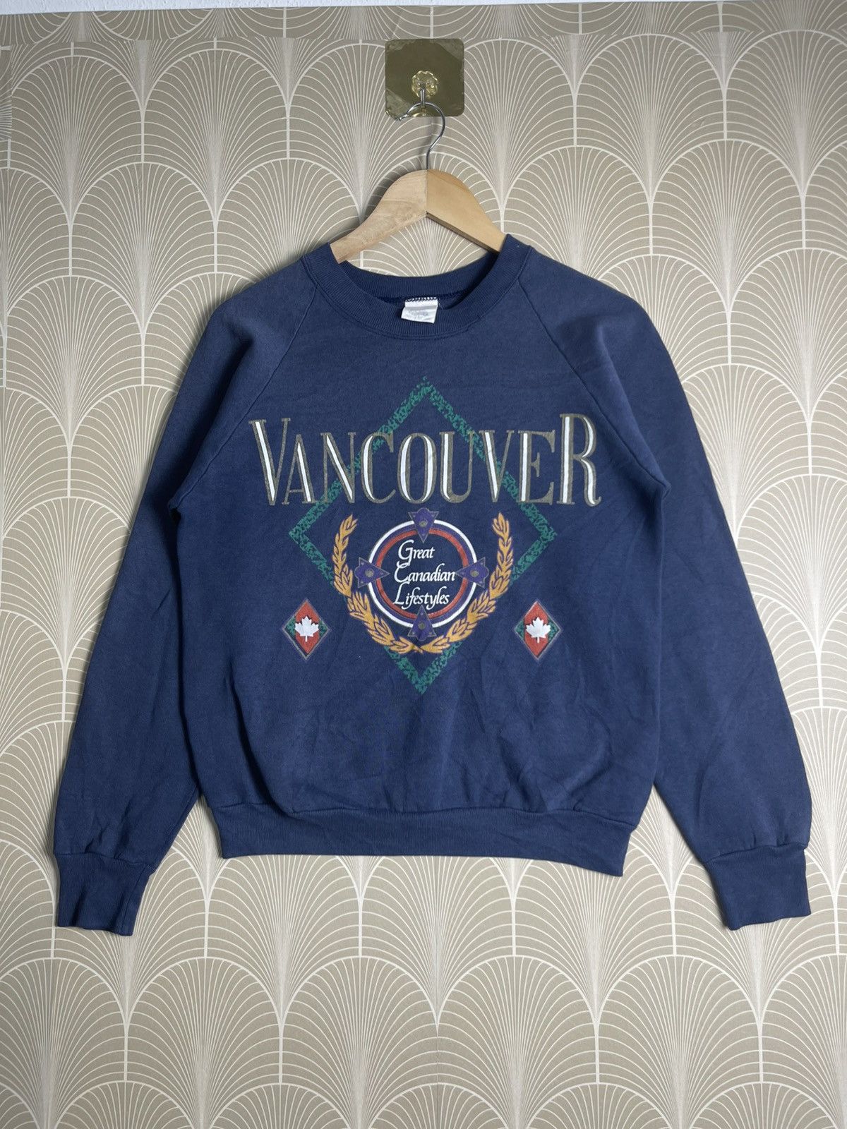 Fruit Of The Loom × Vintage VINTAGE 90s VANCOUVER GREAT CANADIAN LIFESTYLE CREWNECK Size US M / EU 48-50 / 2 - 1 Thumbnail