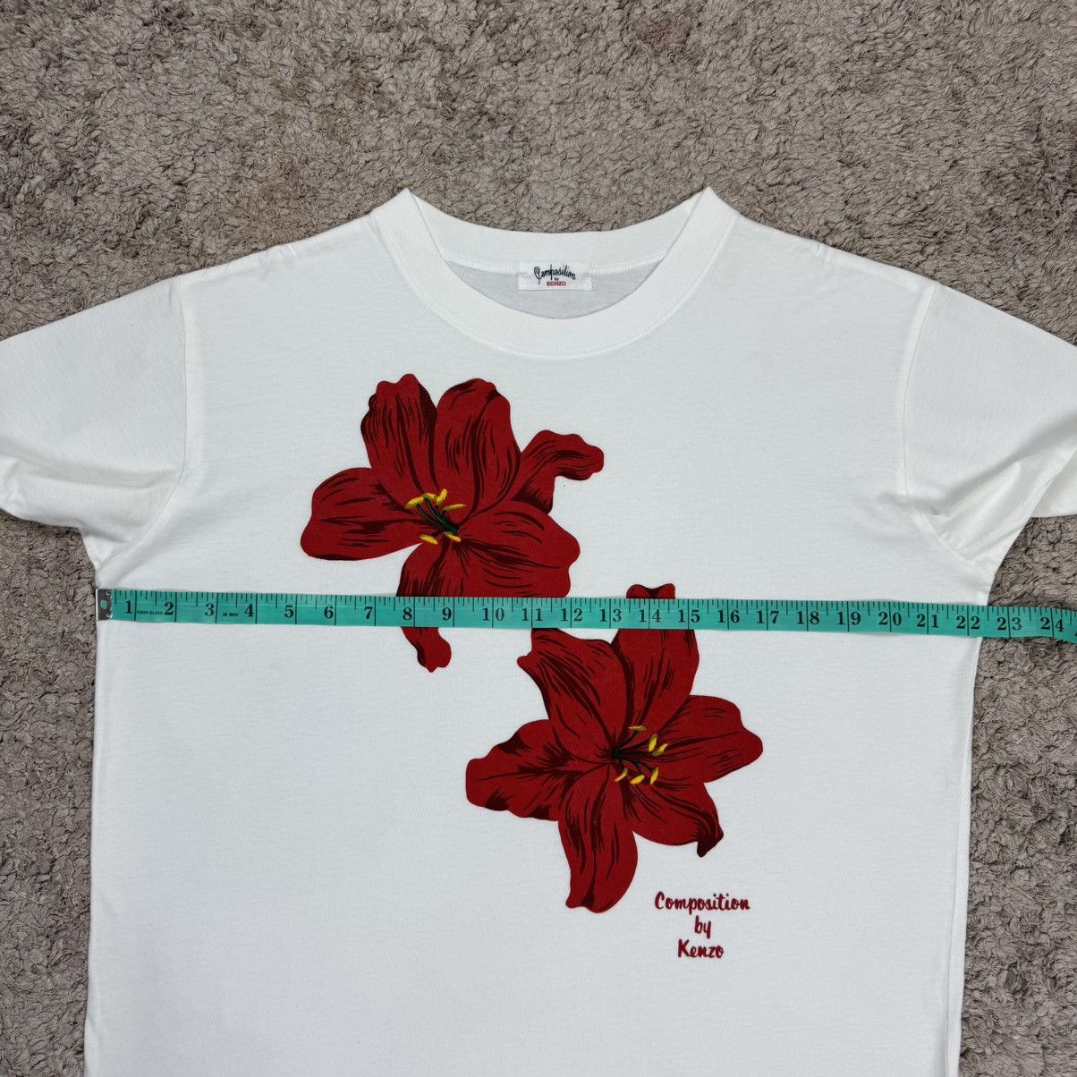 Composition by Kenzo Composition By Kenzo Flowers Art T-shirt Size US M / EU 48-50 / 2 - 12 Thumbnail