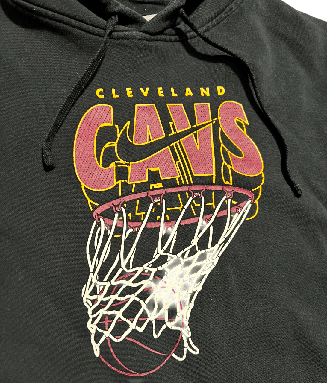 Nike Cleveland Cavaliers Nike Swoosh Black Pullover Hoodie Size US XL / EU 56 / 4 - 2 Thumbnail
