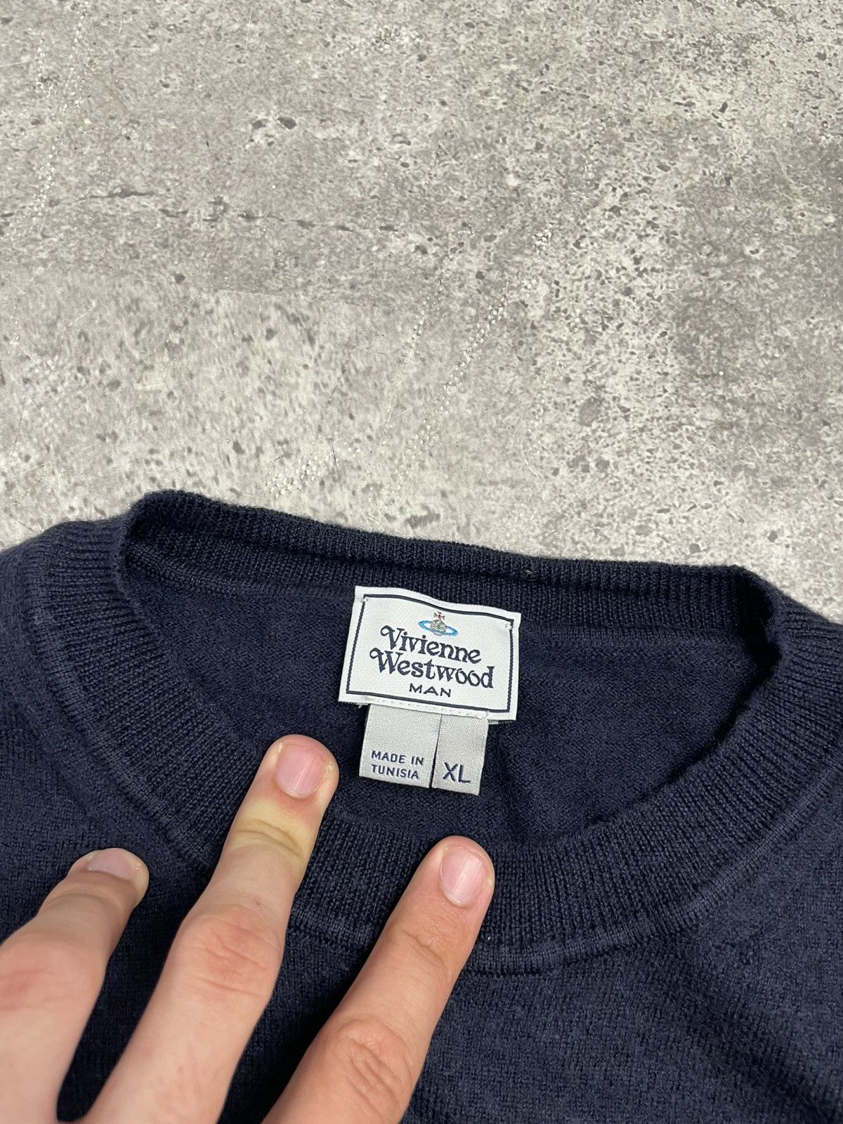 Vivienne Westwood Vivienne Westwood Sweater Navy Wool Size US L / EU 52-54 / 3 - 4 Thumbnail