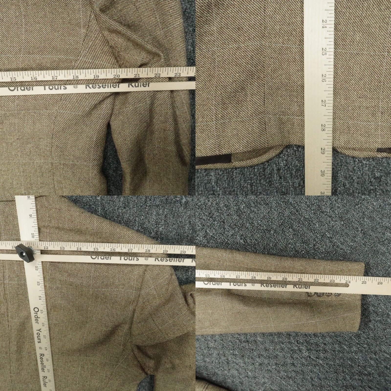 Polo Ralph Lauren Polo Ralph Lauren Blazer Mens 40R Brown Wool Silk Custom Fit Single-Breasted 2-Button Notch Lapel Vented Coat Size US L / EU 52-54 / 3 - 9 Thumbnail