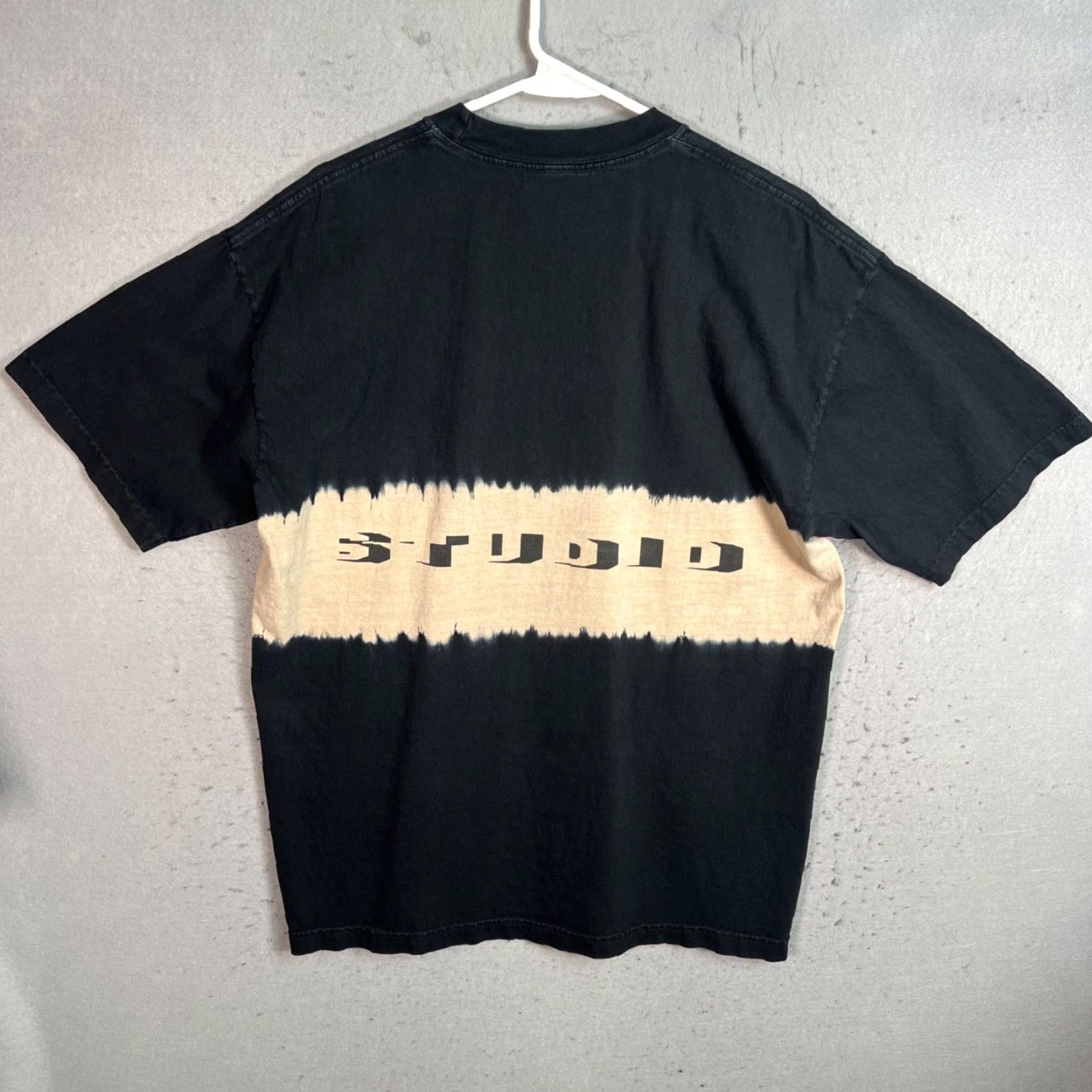 Vintage LQQK Studio Black Tie-Dye T-Shirt Mens Size Large Size L / US 10 / IT 46 - 2 Thumbnail