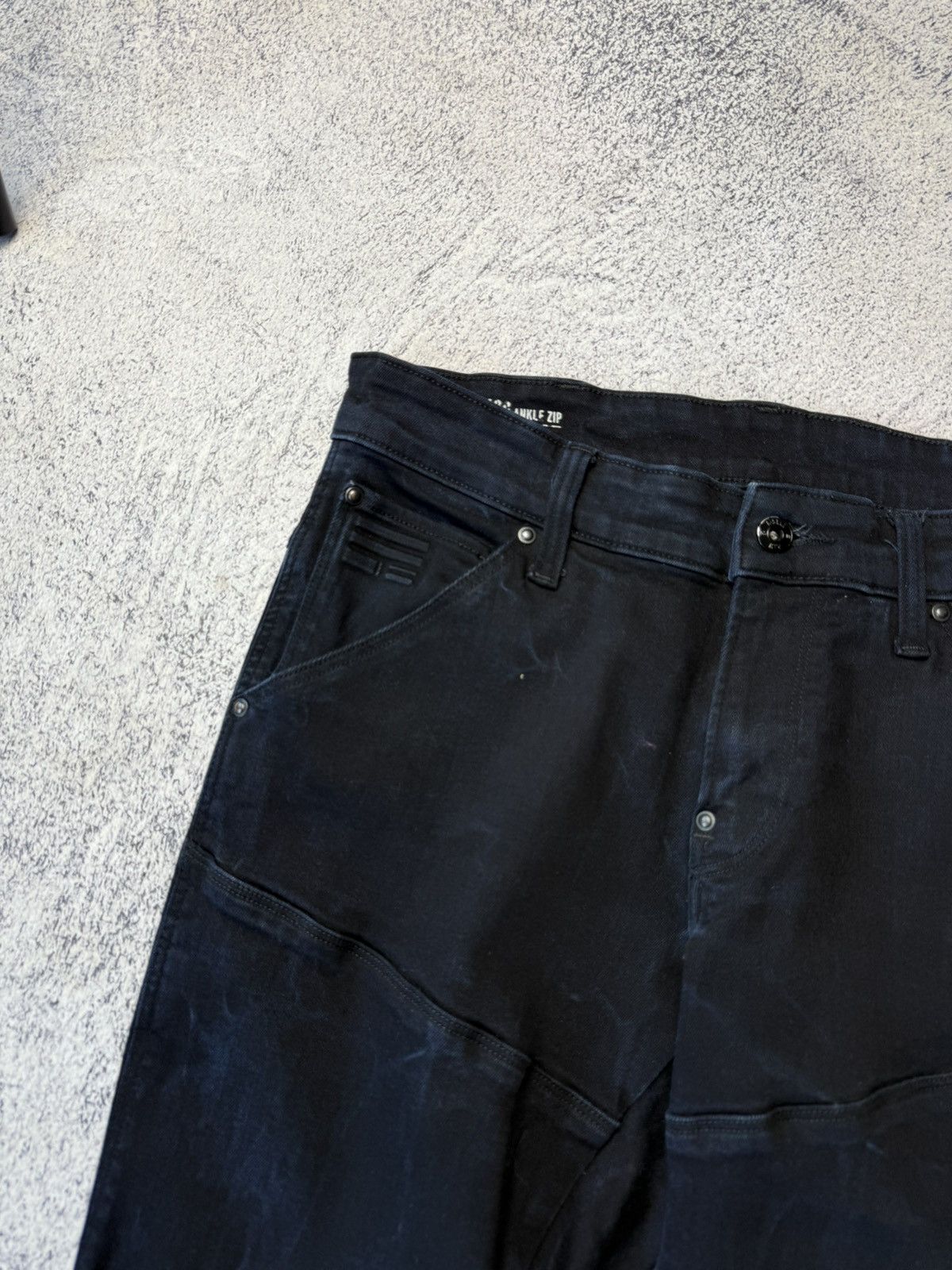 G-Star Vintage G Star Ankle Zip Pants 3D Super Slim Size US 30 / EU 46 - 4 Thumbnail