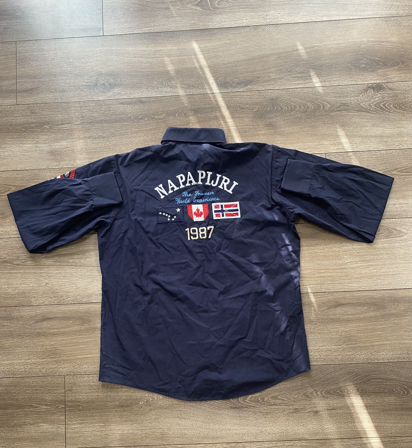 Napapijri Napapijri navy shirt casual size L Size US L / EU 52-54 / 3 - 2 Thumbnail