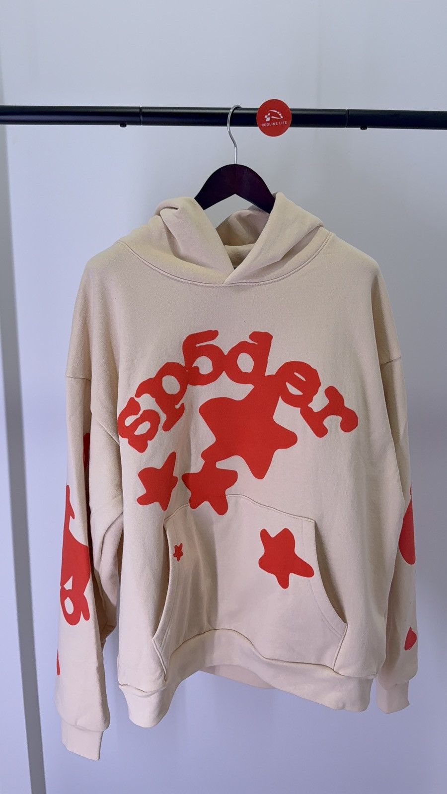 Sp5der Sp5der Creme Beluga Hoodie Size XXL Size US XXL / EU 58 / 5 - 1 Thumbnail