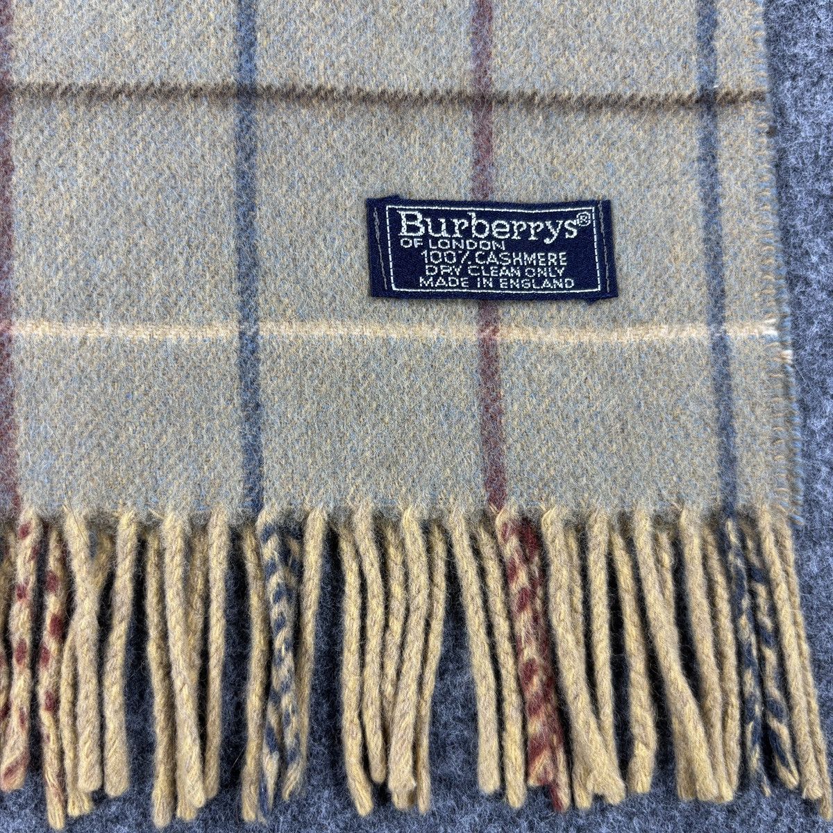 Burberry × Vintage Burberry Scarf # D702 # Muffler # Neckwear Size ONE SIZE - 3 Thumbnail