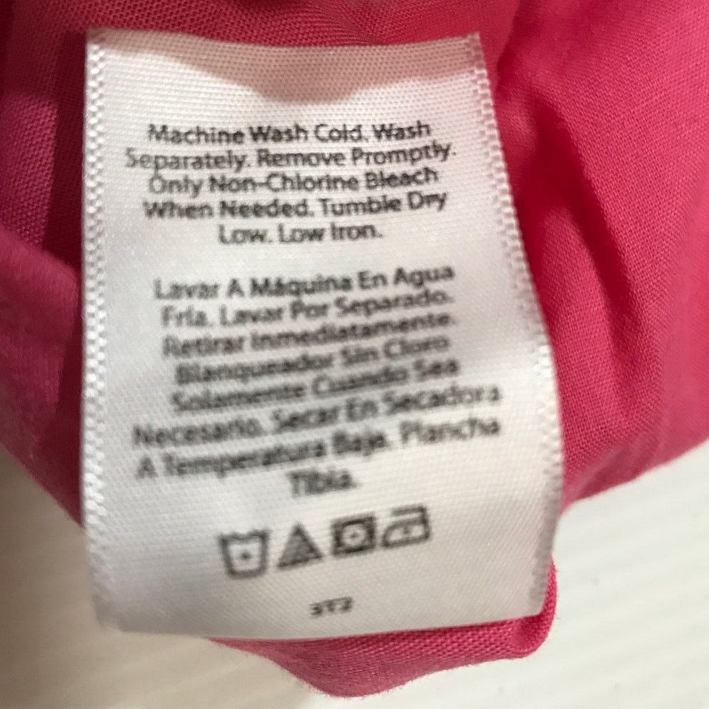 Other Time and Tru Pink Gingham Plaid Floral High Rise Shorts XL Size 36" / US 14 / IT 50 - 7 Thumbnail