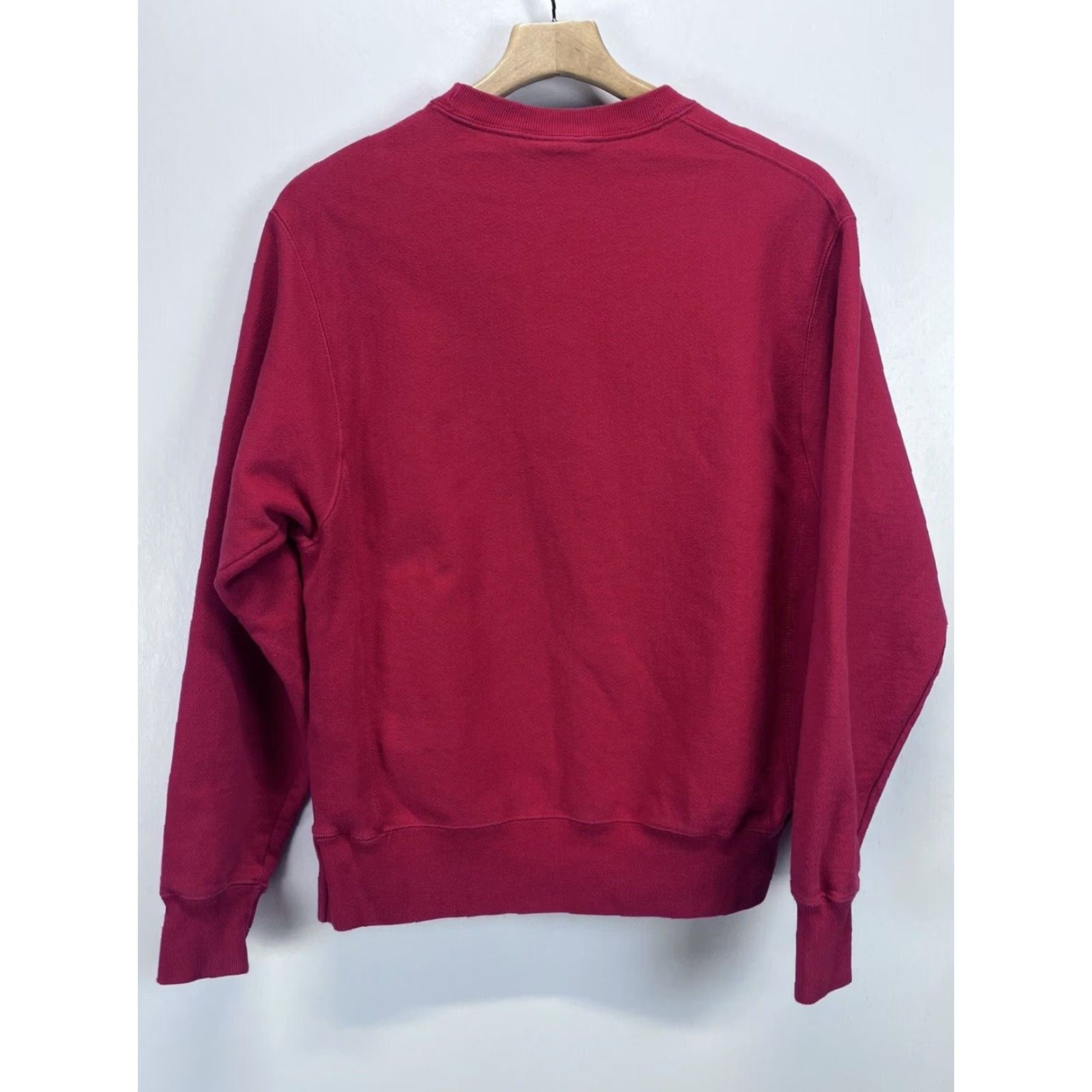Champion Champion Reverse Weave Sweatshirt Mens Medium Red Heavyweight Pullover Crew Neck Sports Size US M / EU 48-50 / 2 - 2 Thumbnail