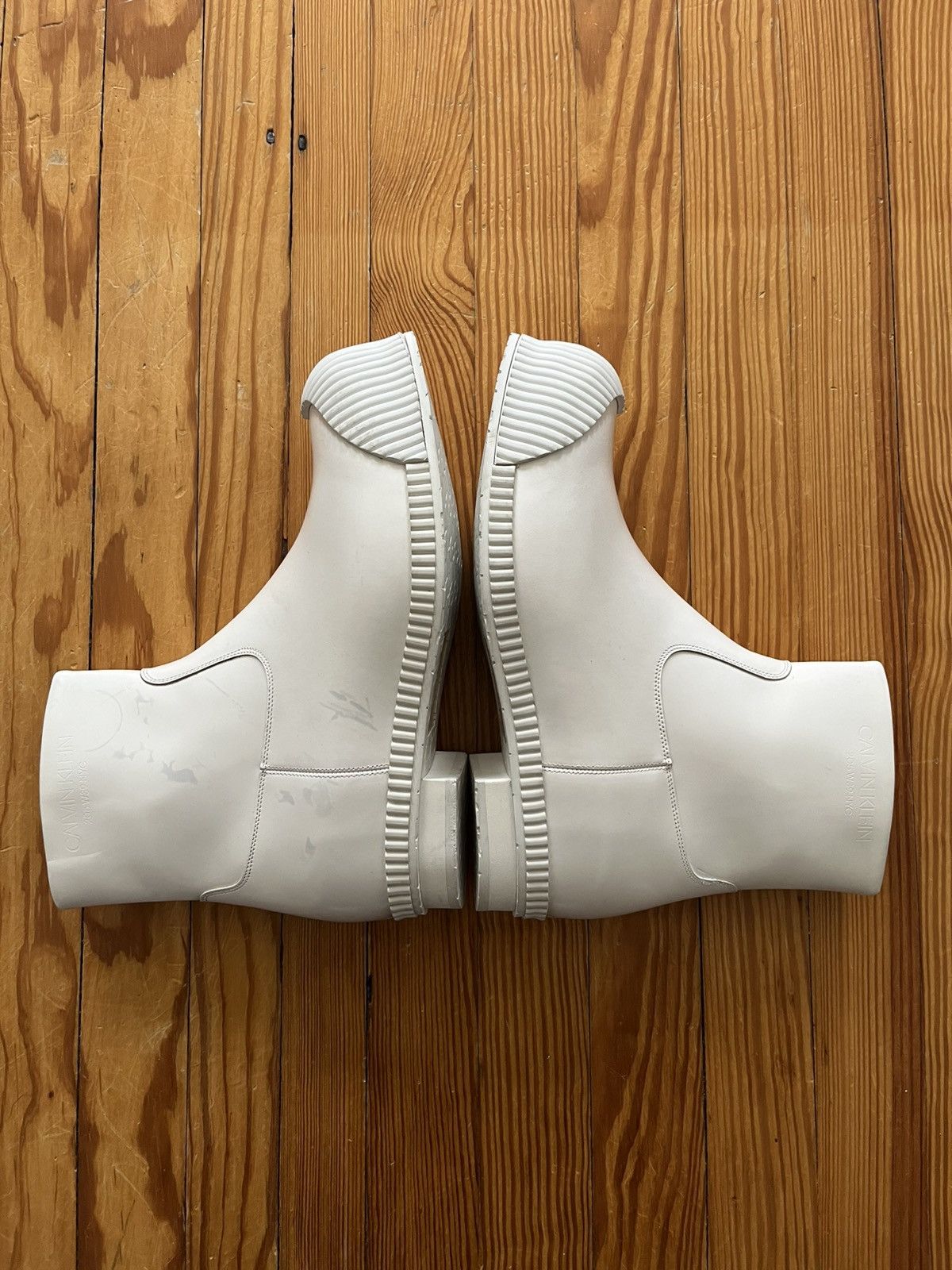 Calvin Klein 205W39NYC × Raf Simons Calvin Klein 205w39nyc Fireman Bunny Boots White RAF Simons Size US 11 / EU 44 - 3 Thumbnail