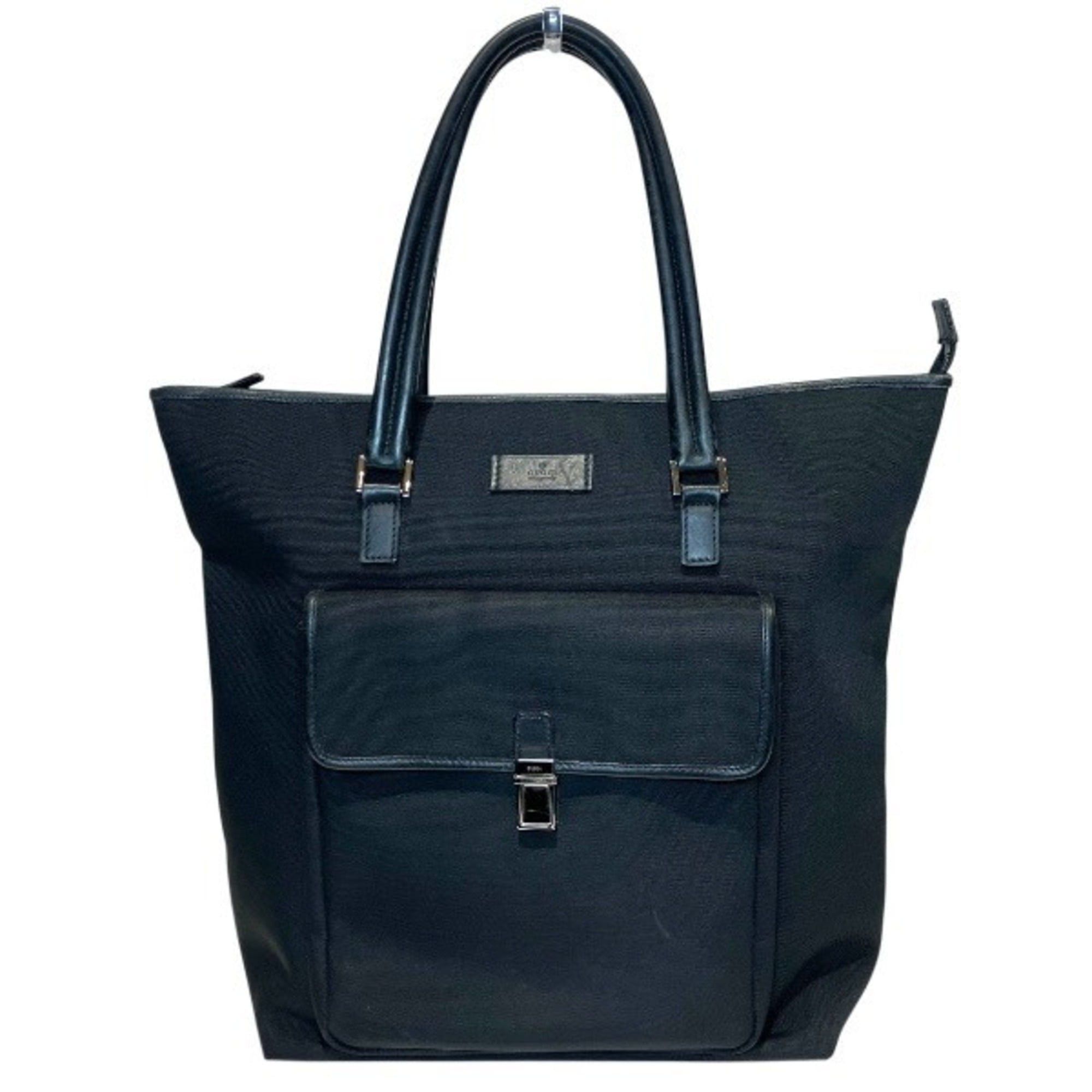 Gucci Gucci GG Supreme 108832 Nylon x Leather Handbag Tote Bag for Men and Women Size ONE SIZE - 1 Thumbnail