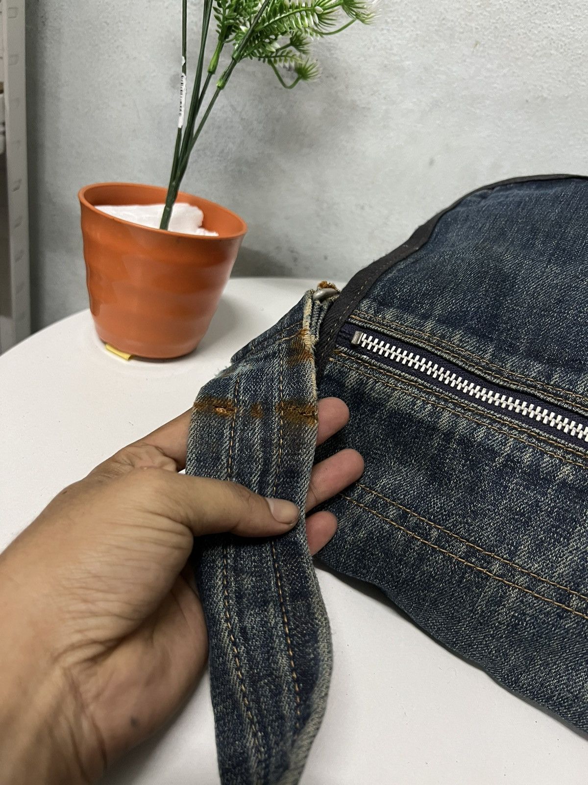Japanese Brand × Vintage Vintage Denim DEVINETTE Shoulder Size ONE SIZE - 12 Thumbnail