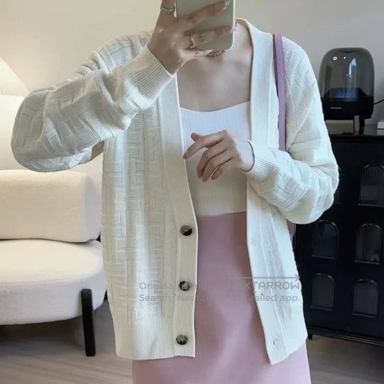 Hermes Hermes Single Breasted H纹 Knit Cardigan Size XS / US 0-2 / IT 36-38 - 7 Thumbnail