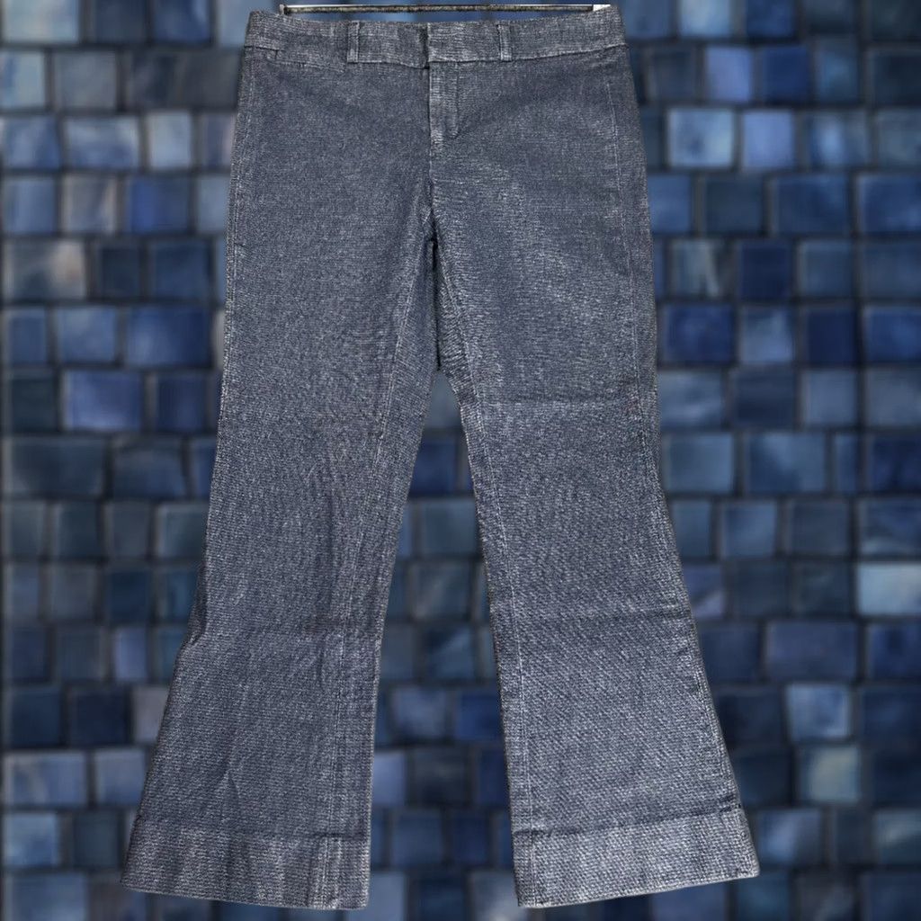 Banana Republic Banana Republic Sloan Pants Womens 0 Bootcut Denim Cotton Stretch Blue 26Inseam 23.5in Regular Rise 8.5in Solid Size 25" / US 0 / IT 36 - 1 Thumbnail