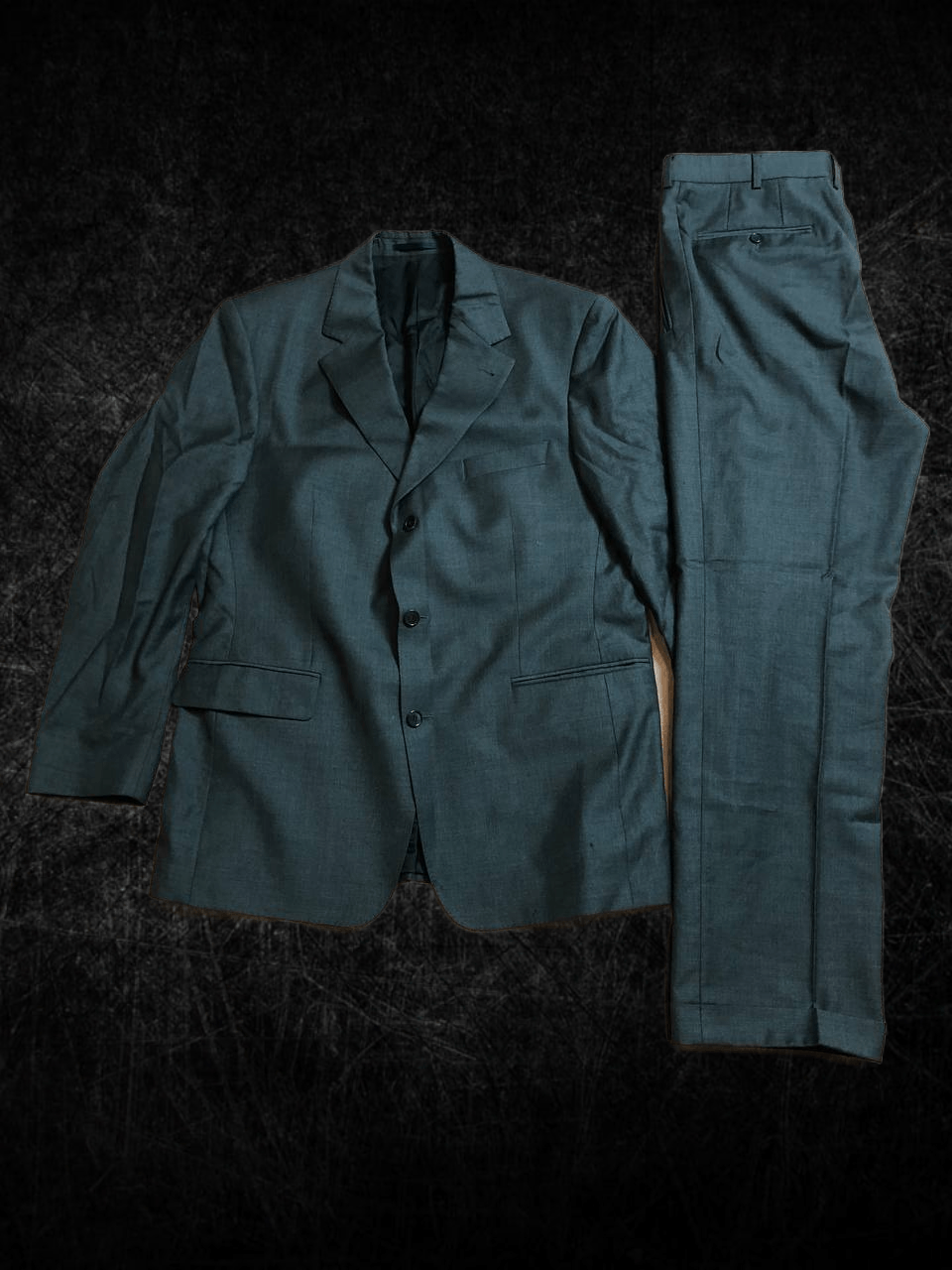 Burberry Vintage BURBERRY Suit Blazer Jacket And Pants Size 52R - 1 Thumbnail