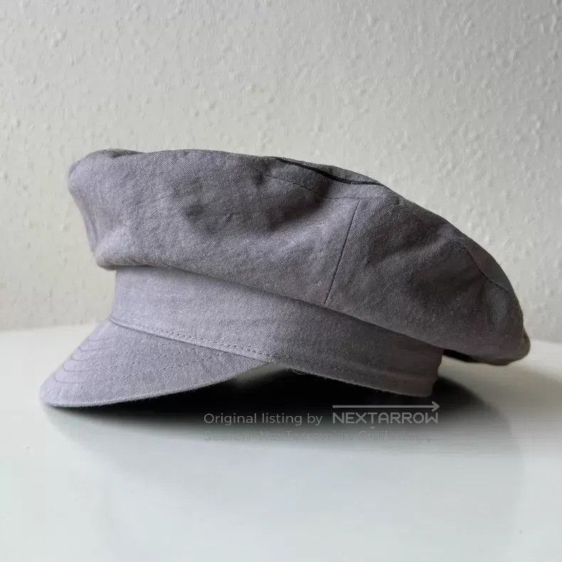 Vivienne Westwood Vivienne Westwood Love Me Piggy Saturn Badge Newsboy Cap Size ONE SIZE - 3 Thumbnail