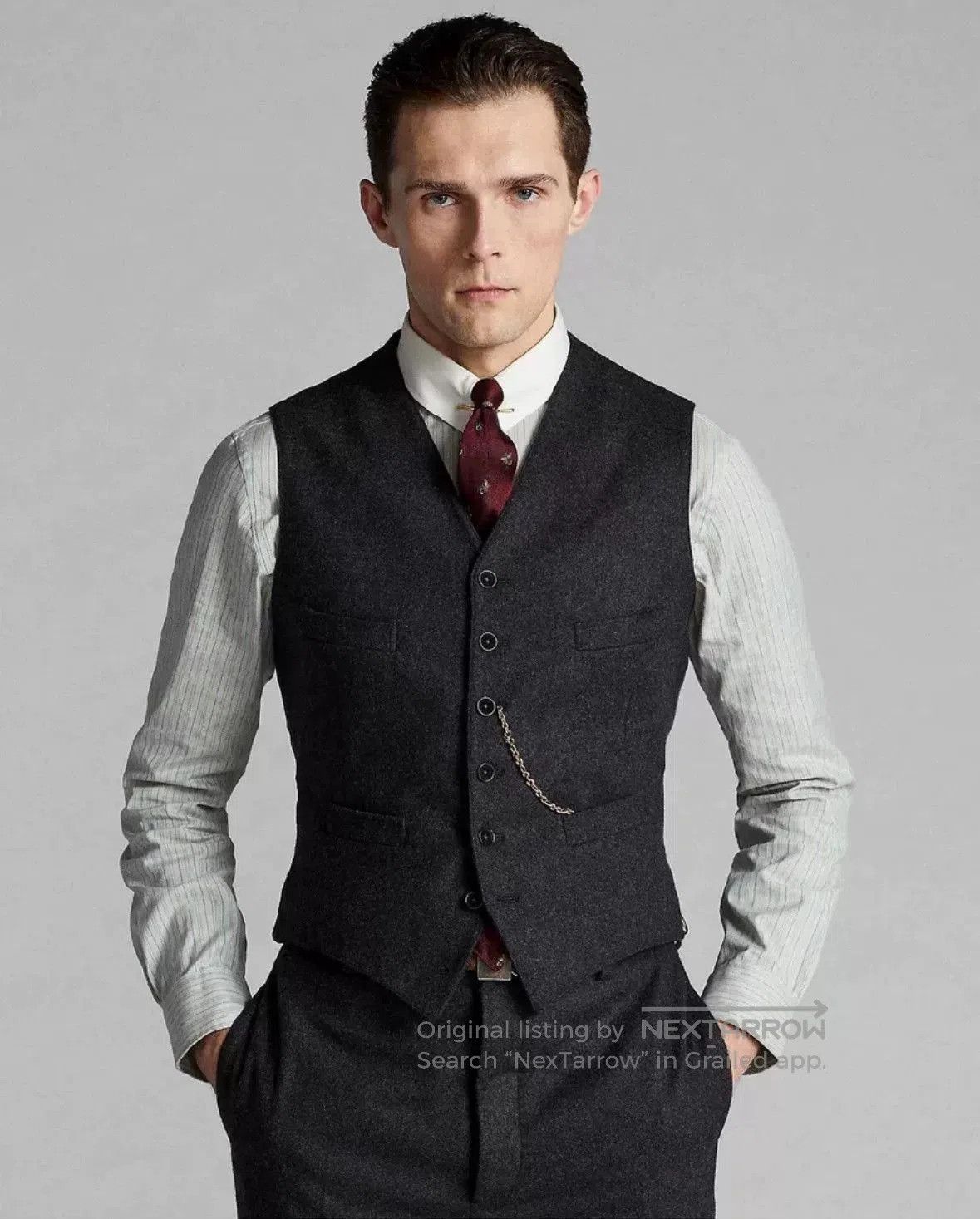 RRL Ralph Lauren RRL Ralph Lauren Wool Formal Vest. Size US M / EU 48-50 / 2 - 1 Thumbnail
