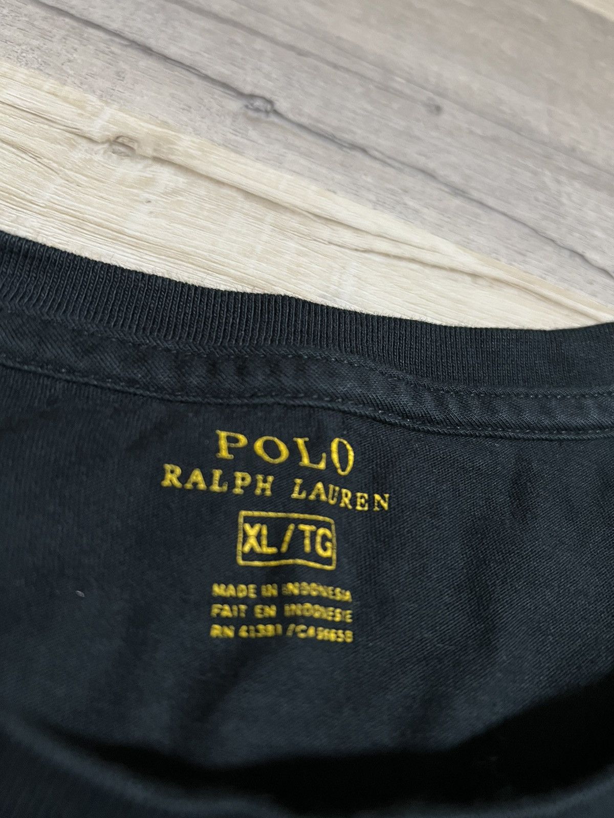 Polo Ralph Lauren Black polo ralph lauren tshirt Size US XL / EU 56 / 4 - 2 Thumbnail