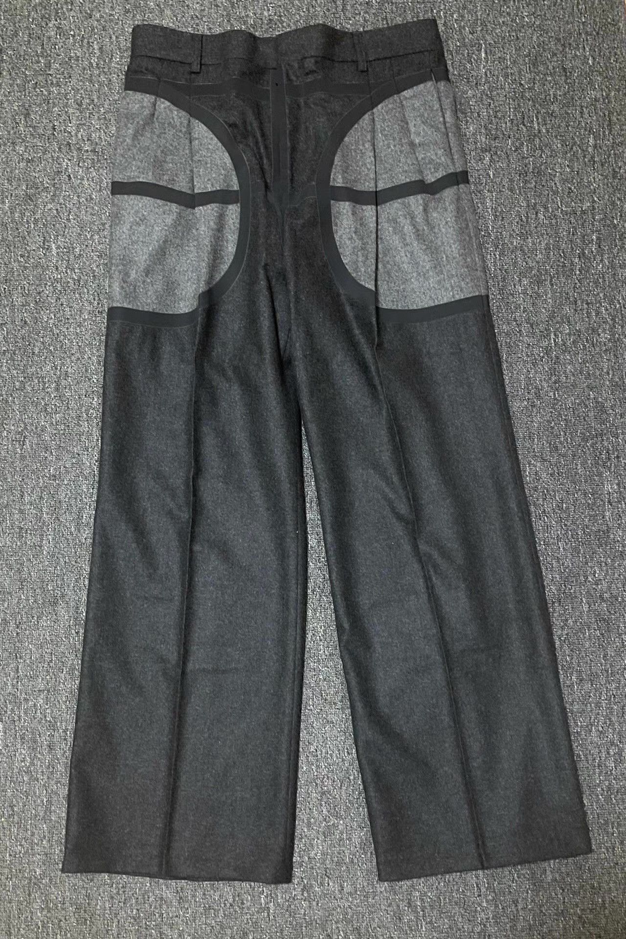 Givenchy Givenchy runway wide-leg wool casual pants Q4 Size US 32 / EU 48 - 1 Thumbnail