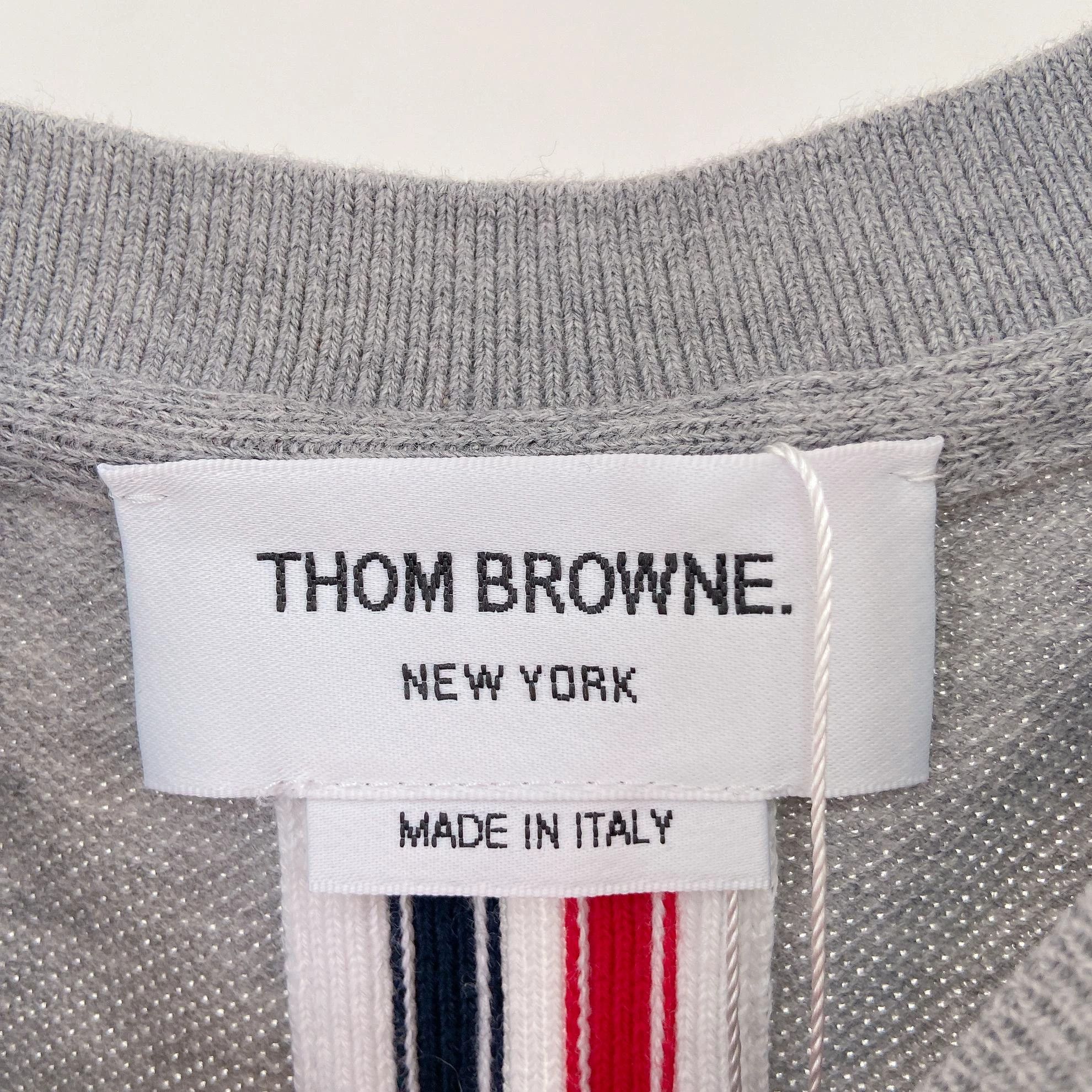Thom Browne ThomBrowne Gray Tee 44 Size US S / EU 44-46 / 1 - 7 Thumbnail