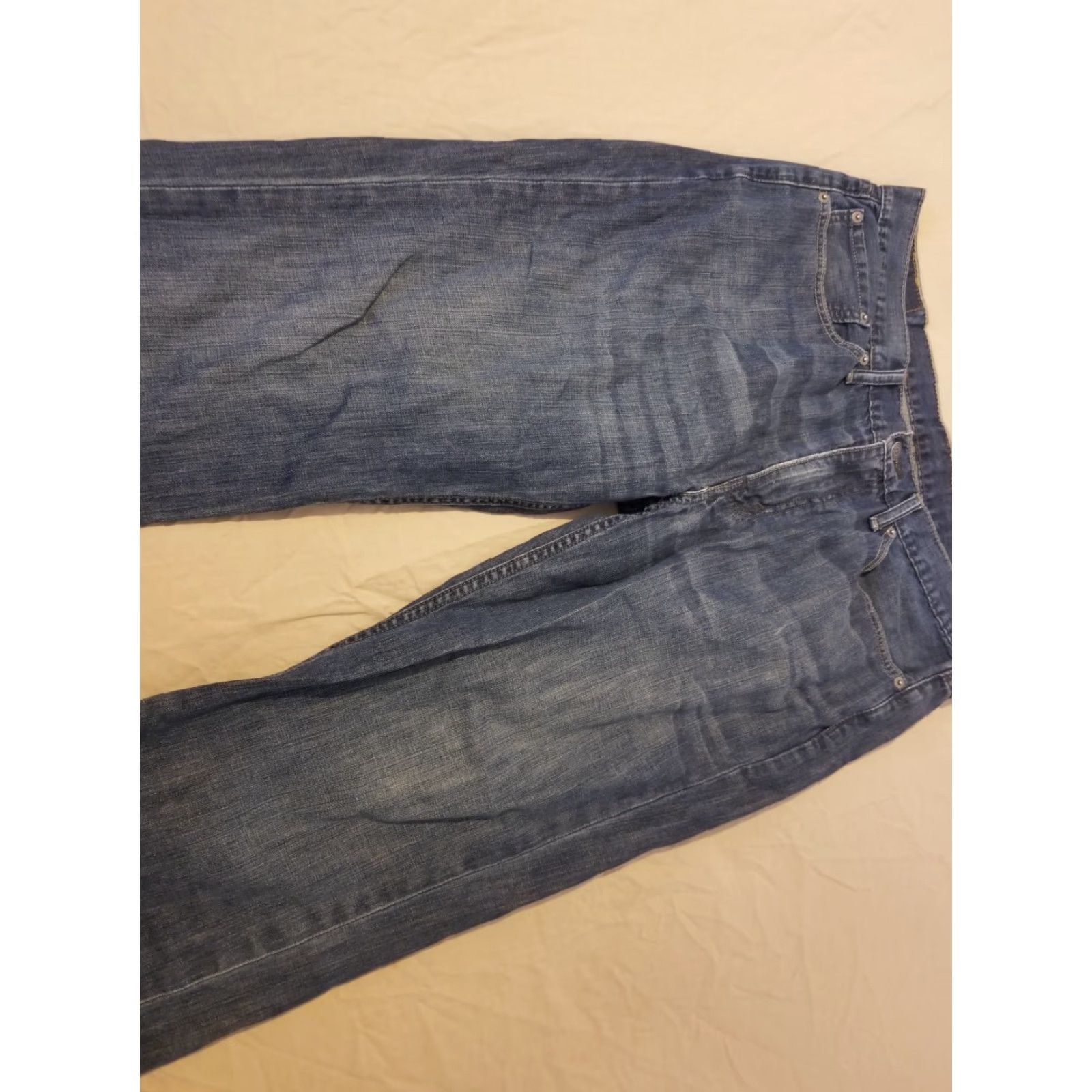 Levi's Mens Levi's 514 Slim Straight Denim Jeans 36x30 Blue Cotton 5-Pocket Regular Rise Mid Vintage No N/A Size US 36 / EU 52 - 3 Thumbnail