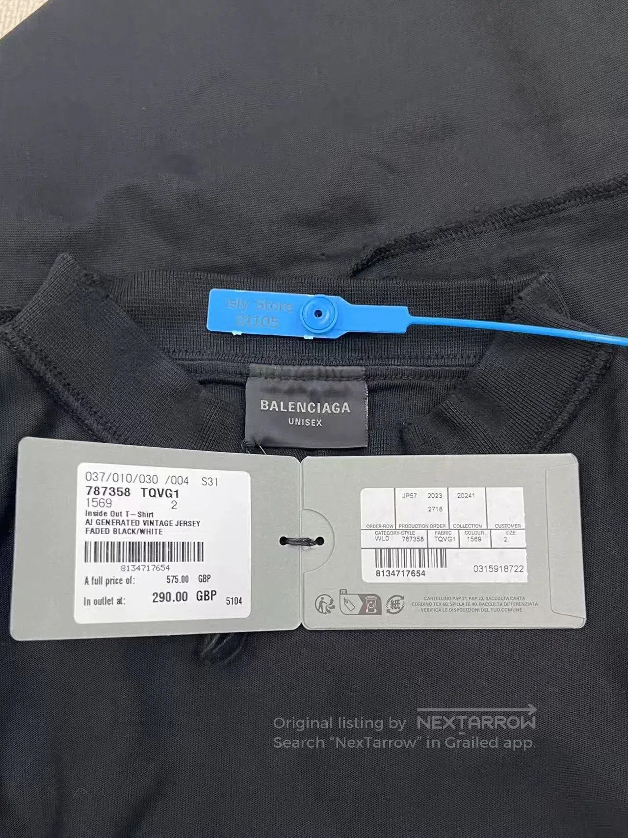 Balenciaga Balenciaga Logo Print Crewneck Short-Sleeve T-Shirt. Size US M / EU 48-50 / 2 - 5 Thumbnail
