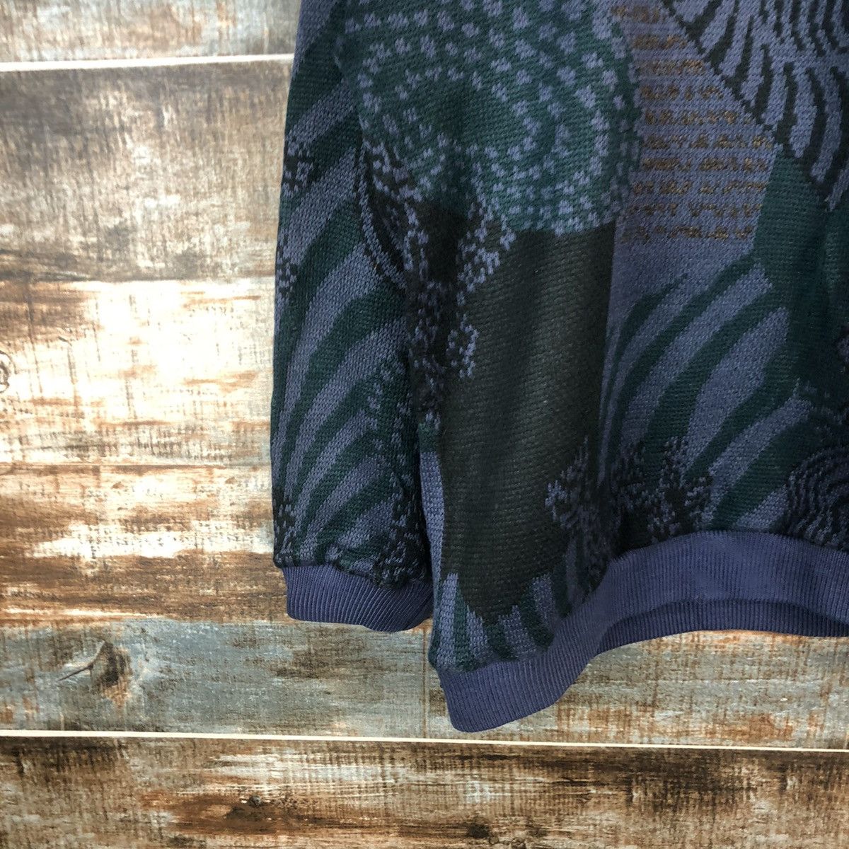 Homespun Knitwear DL Lacavera art design japan Dark Blue Knitwear #A1993 Size US M / EU 48-50 / 2 - 7 Thumbnail