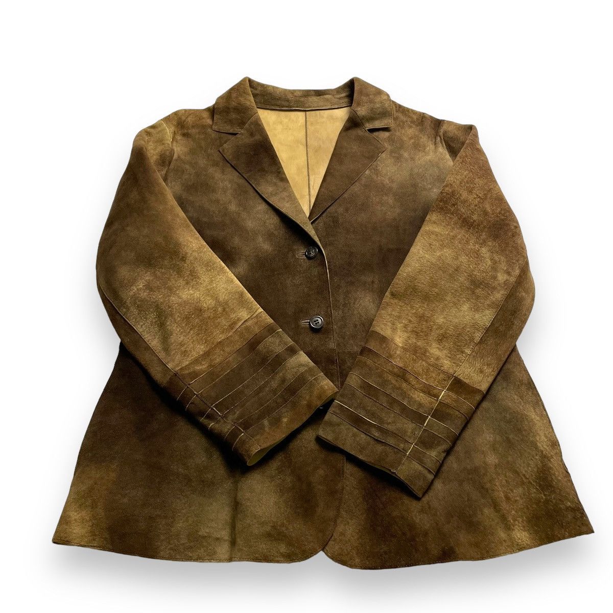 Le Grande Bleu (L.G.B.) 🇯🇵 VINTAGE BRECKENRIDGE GENUINE LEATHER BLAZER COAT JACKET Size US M / EU 48-50 / 2 - 7 Thumbnail